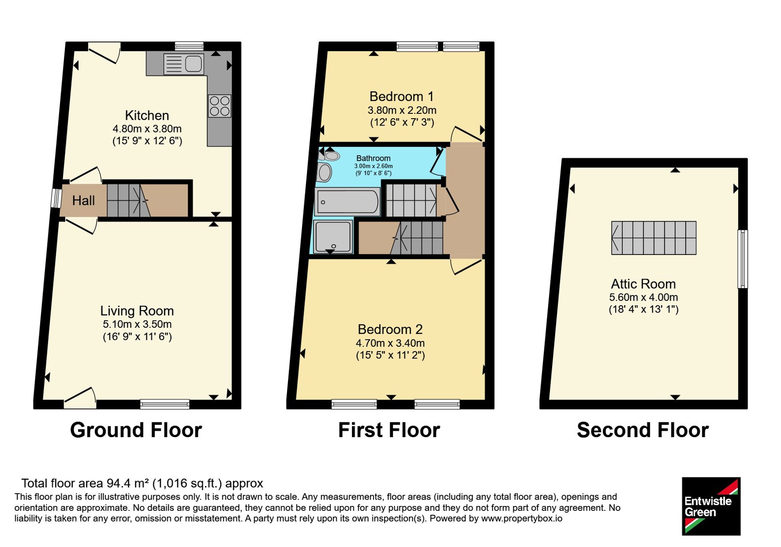 34, Green End Avenue, Barnoldswick floorplan