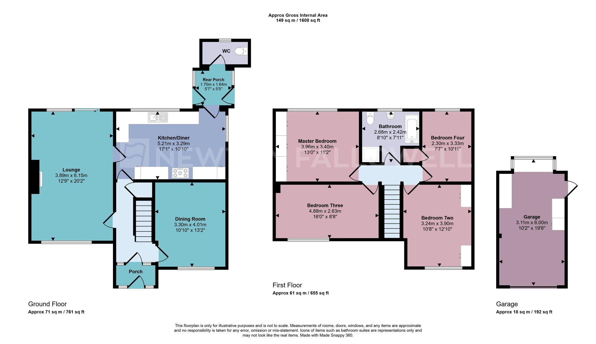 58 North Street, Coalville floorplan