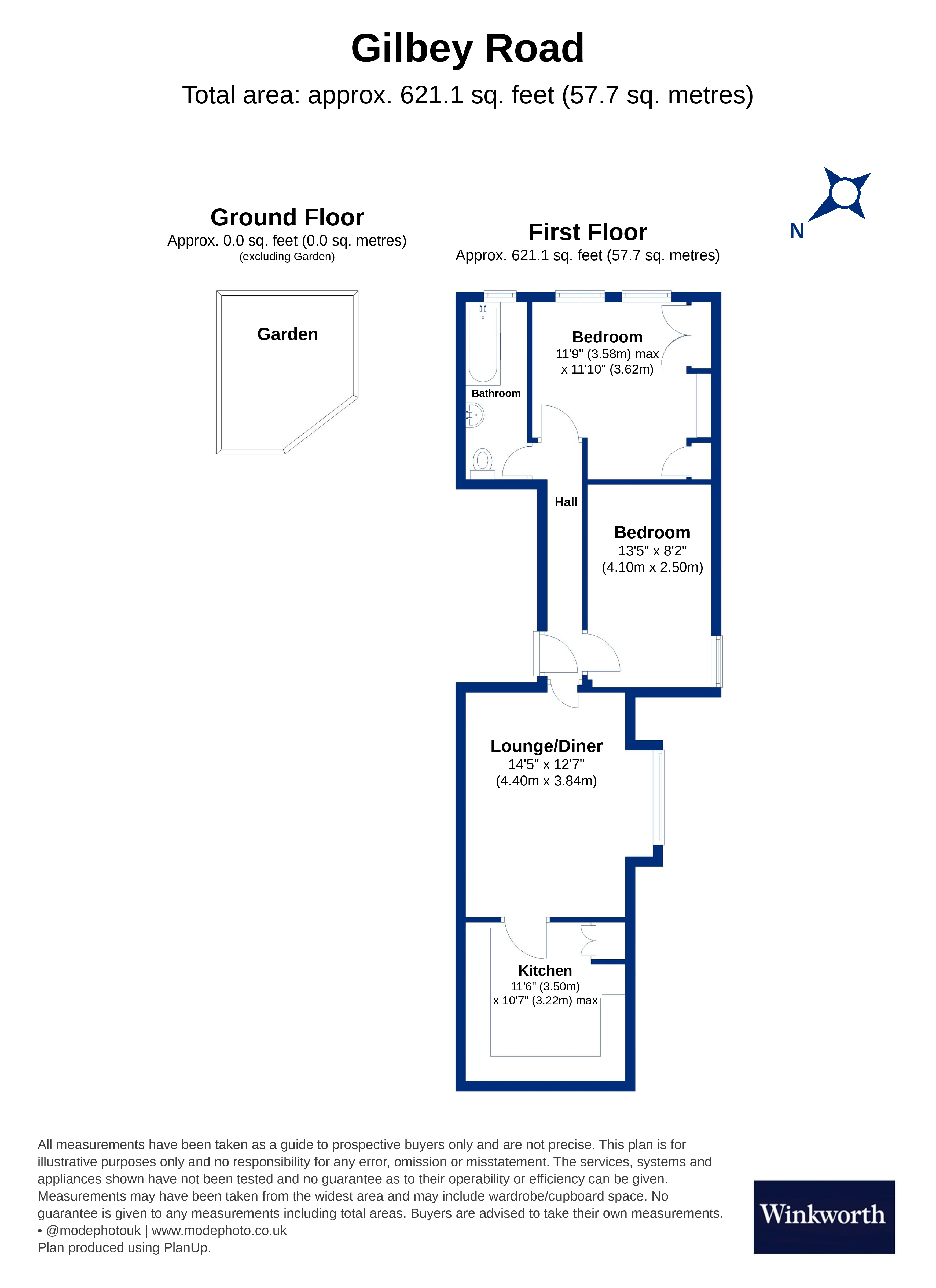 Gilbey Road, London floorplan