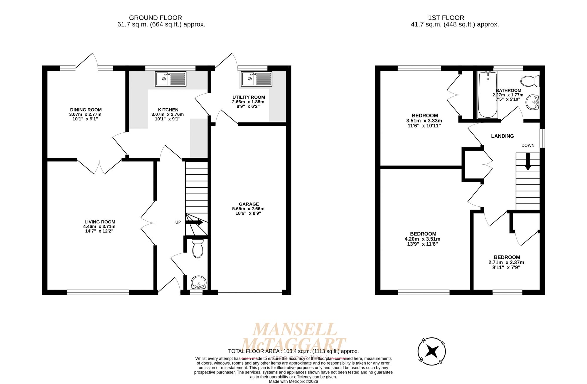 33 Garden House Lane, East Grinstead floorplan