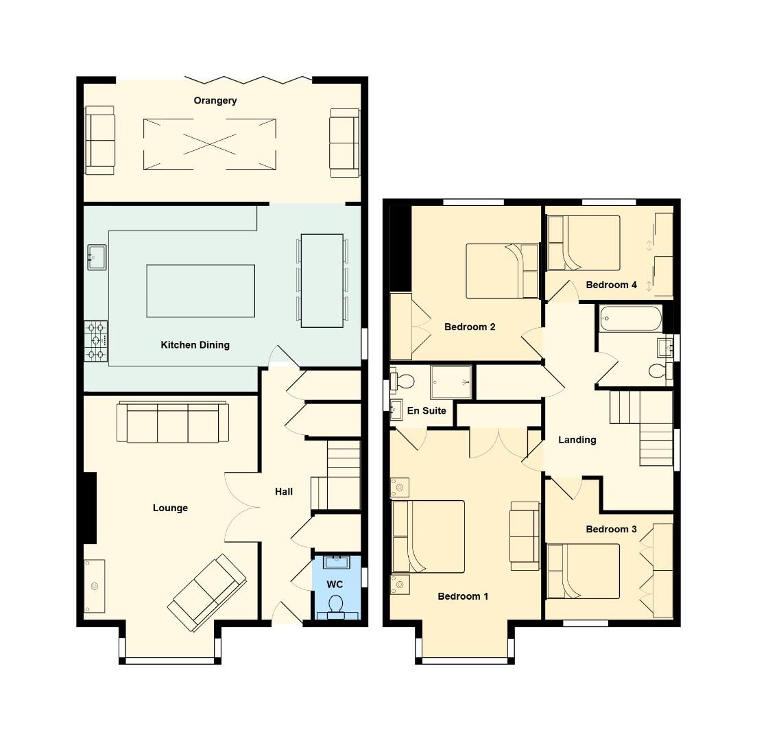 Well Field, South Road, Penarth floorplan