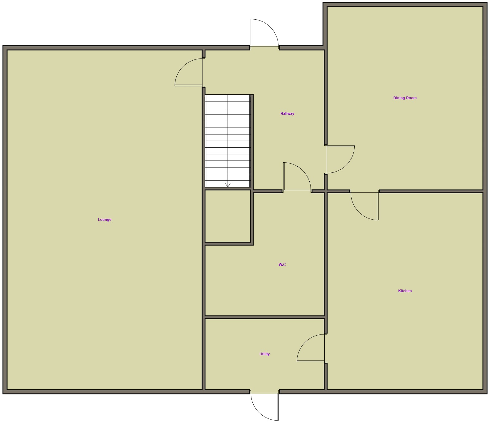 91, Southfield Road, Cumbernauld floorplan