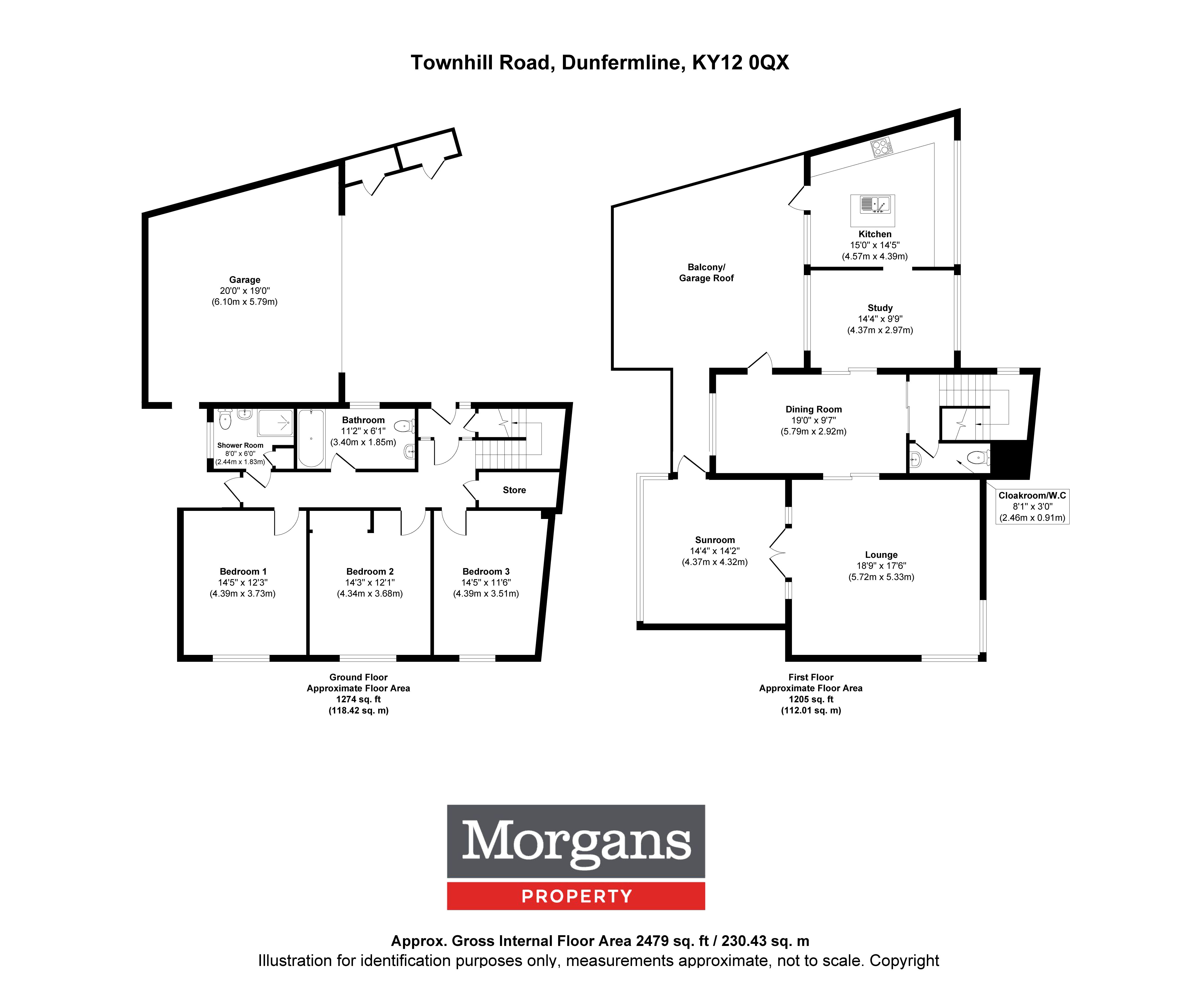 34, Townhill Road, Dunfermline floorplan