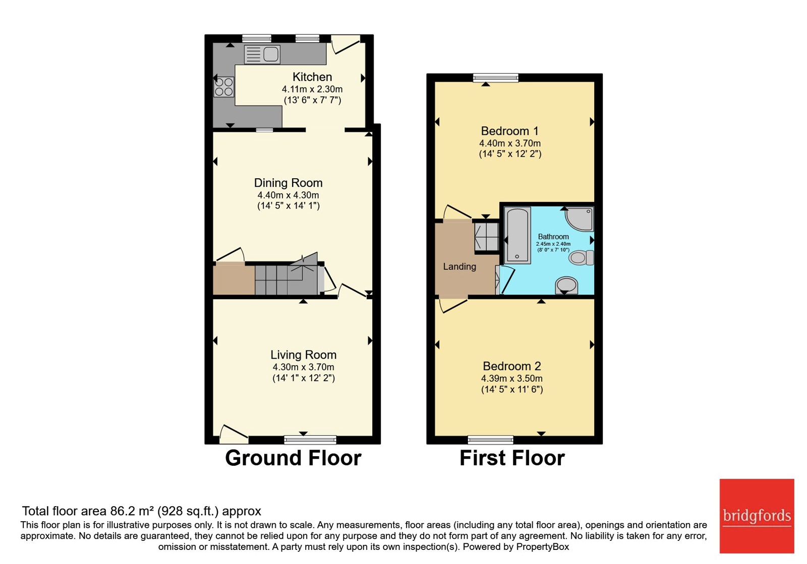 424, Brunshaw Road, Lancashire floorplan