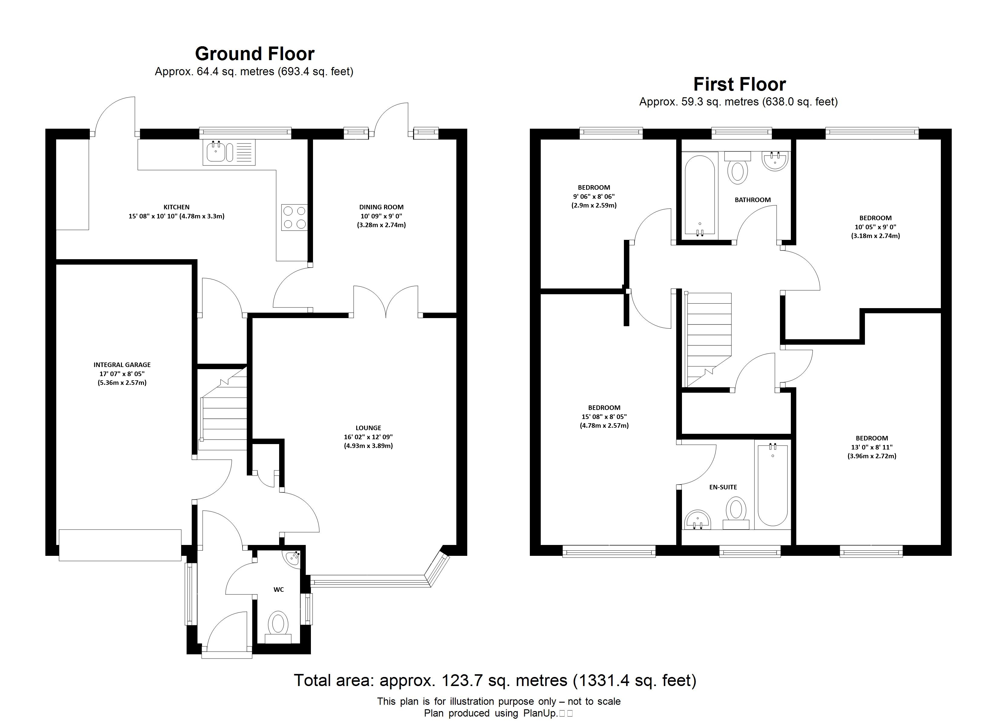 8, Burlington Close, Orpington floorplan