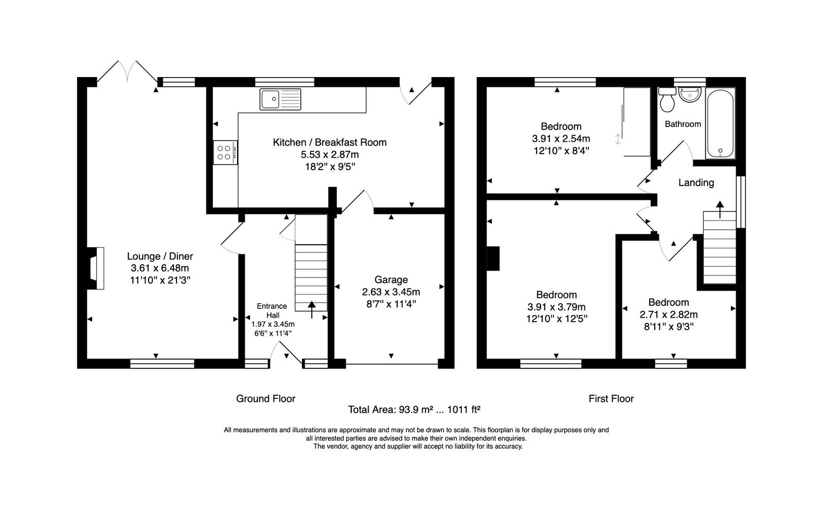 20, Broadbent Close, Leicester floorplan