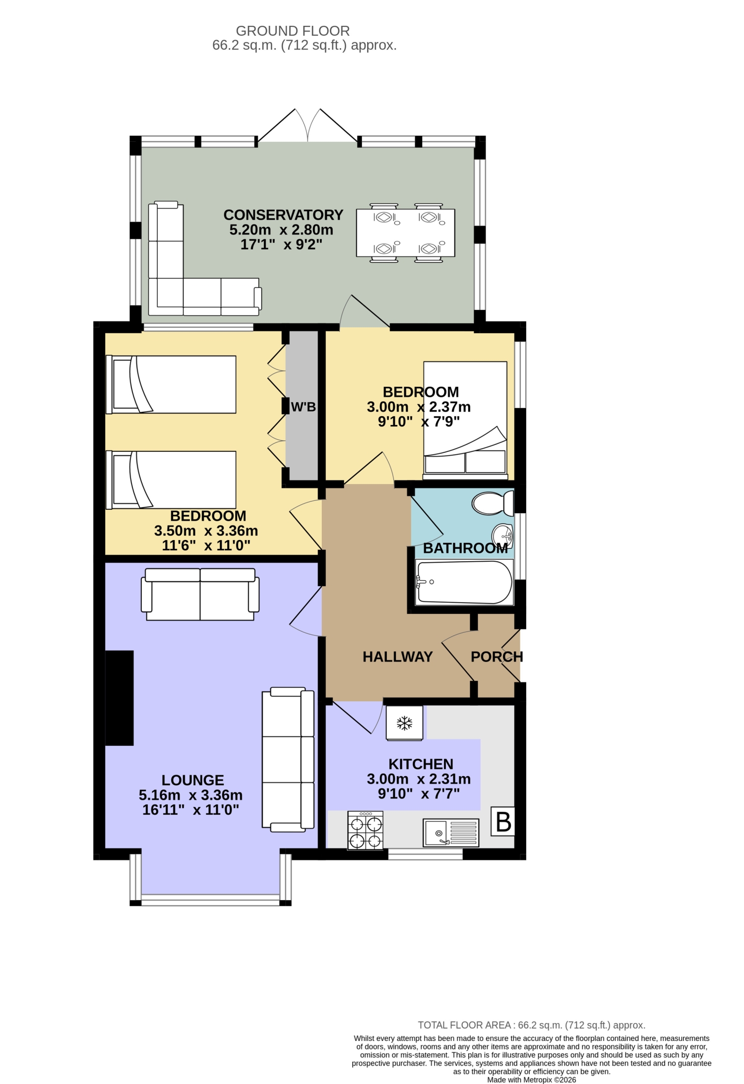 35, Cornwall Crescent, Brighouse floorplan