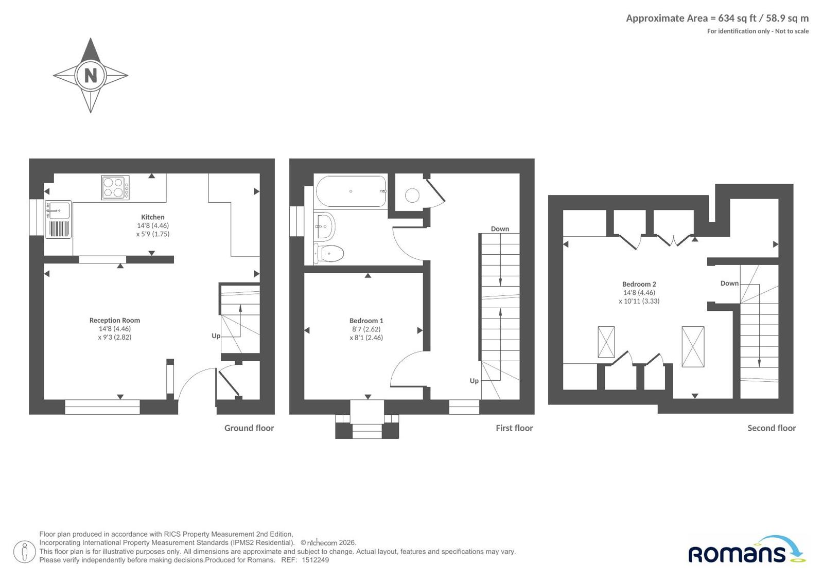 38, Simkins Close, Bracknell floorplan