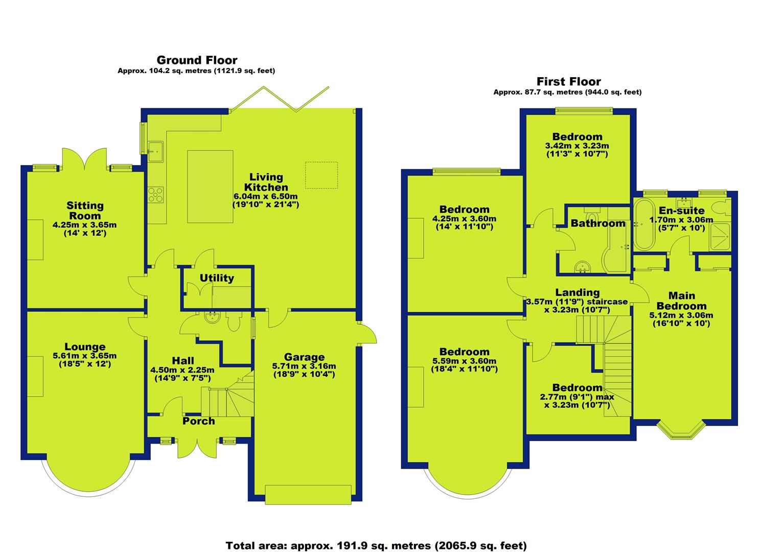 210, Musters Road, Nottingham floorplan