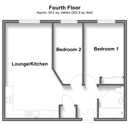 Ashby Place, Southsea floorplan