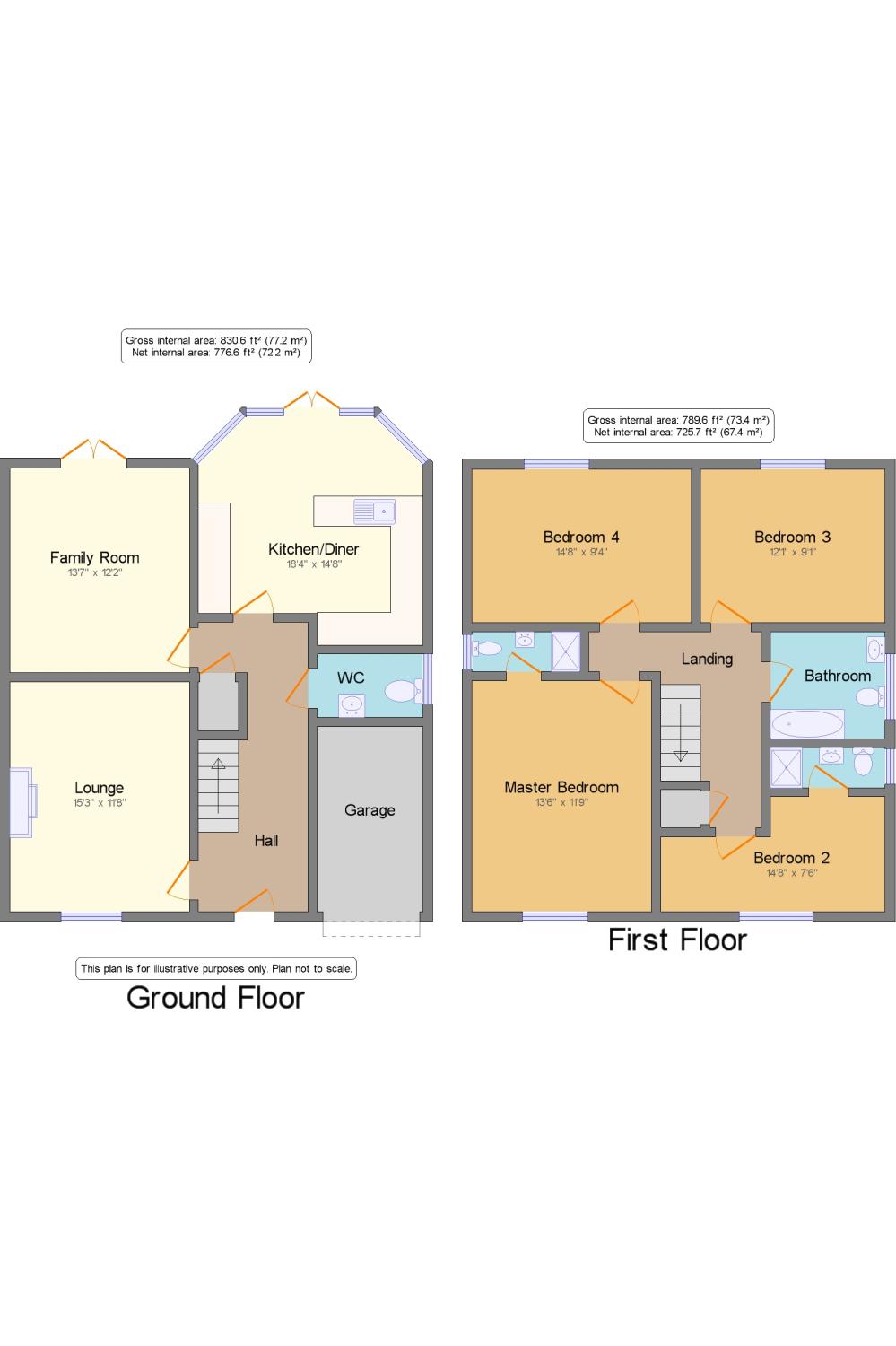 4 Bedrooms Detached house for sale in Lyra Close, Gillingham, Kent ME8