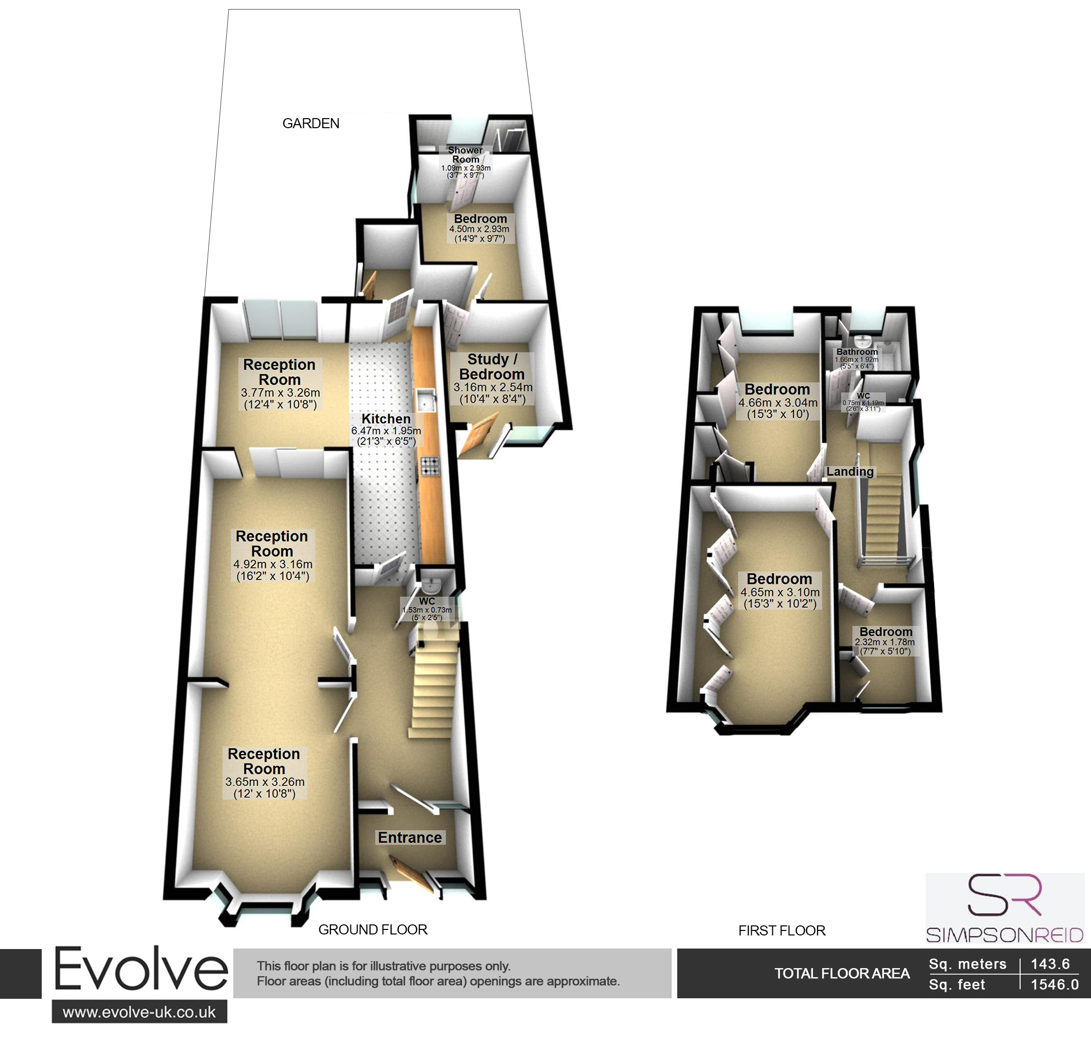Portland Crescent, Stanmore floorplan