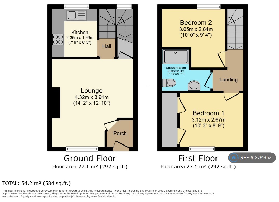 Hebden Road, Haworth floorplan