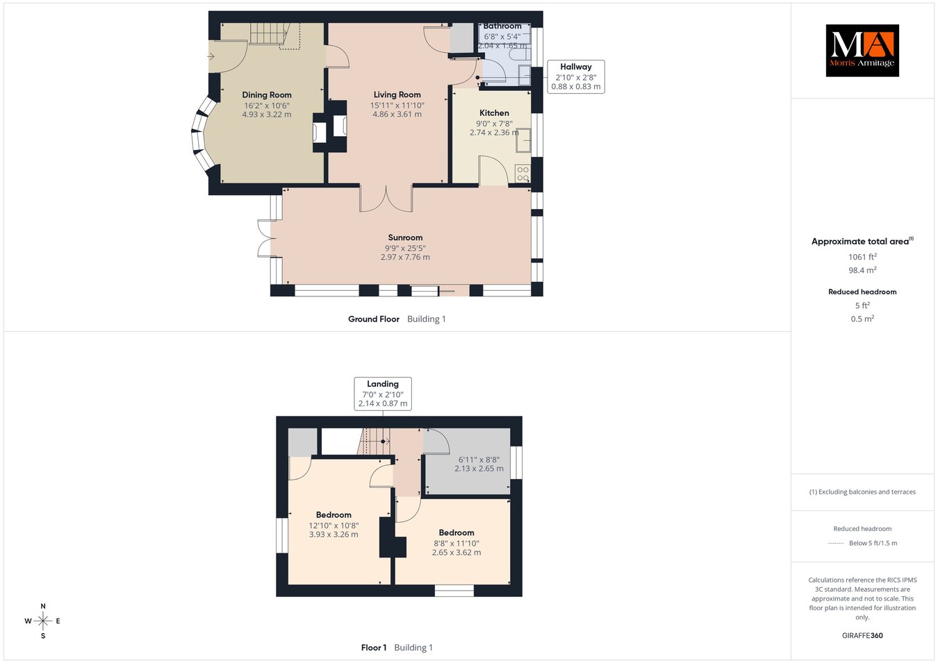 4 Gambles Terrace, School Road, Wisbech floorplan