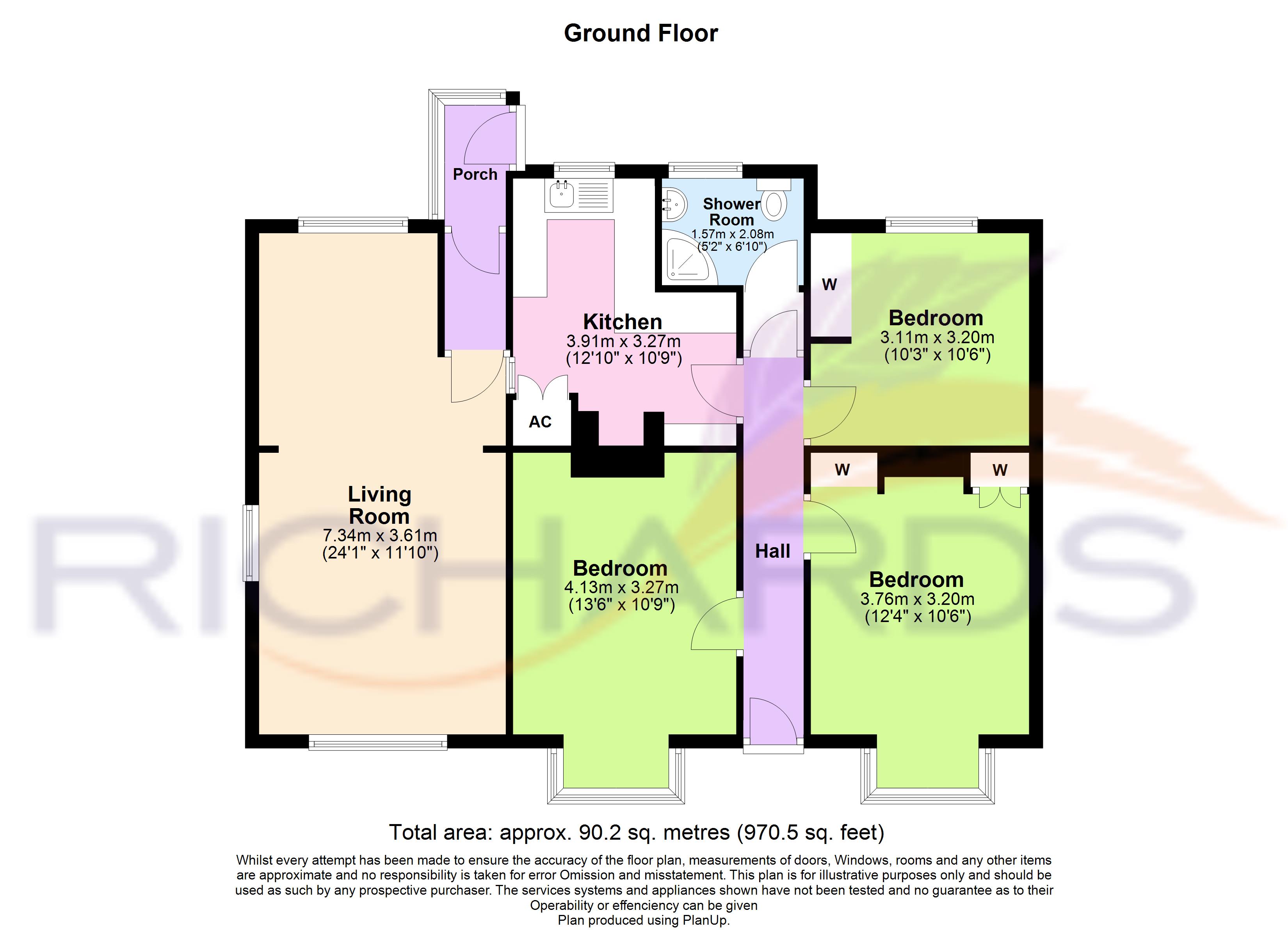 90, Wareham Road, Wimborne floorplan