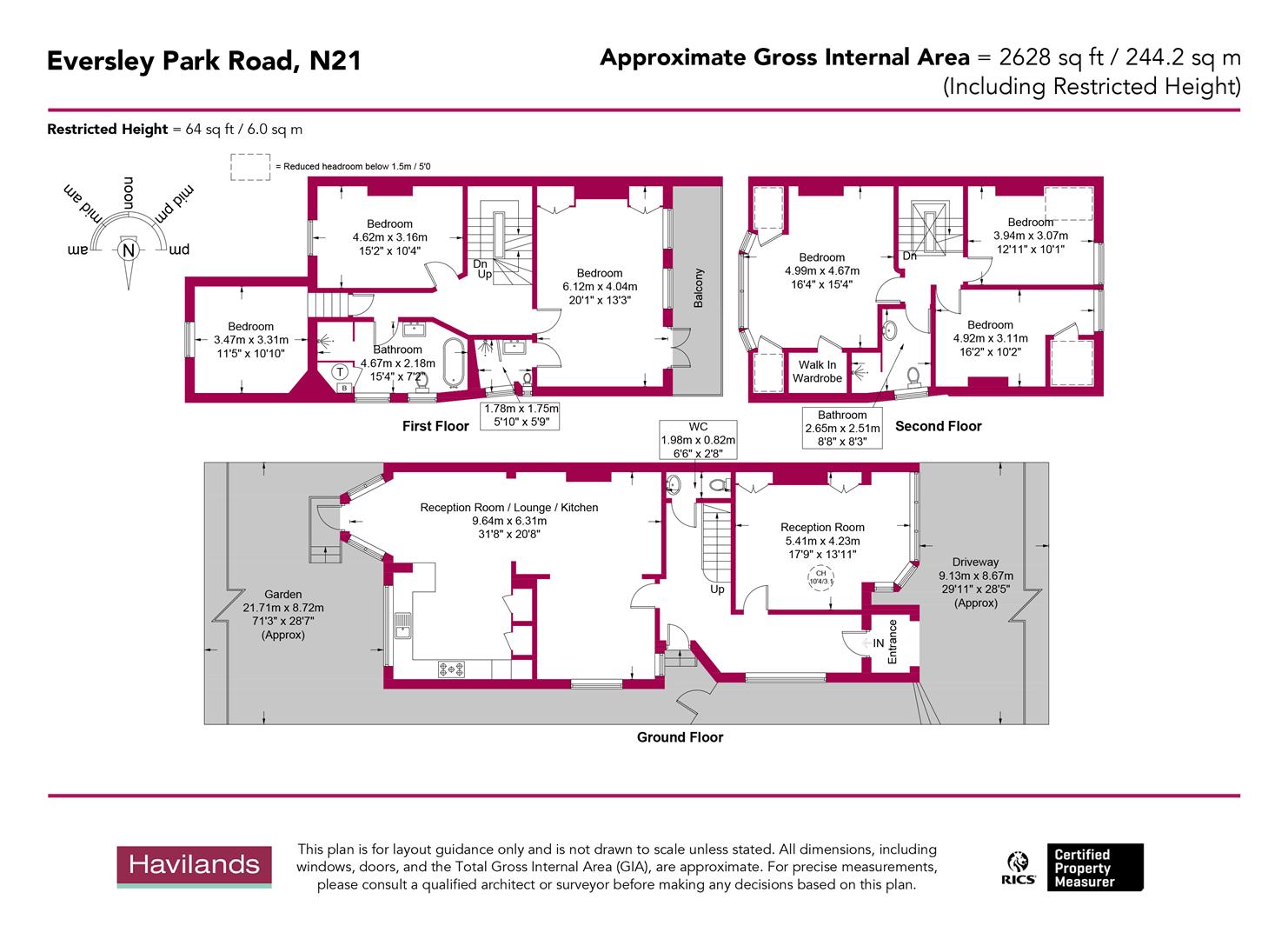 22, Eversley Park Road, N21 floorplan