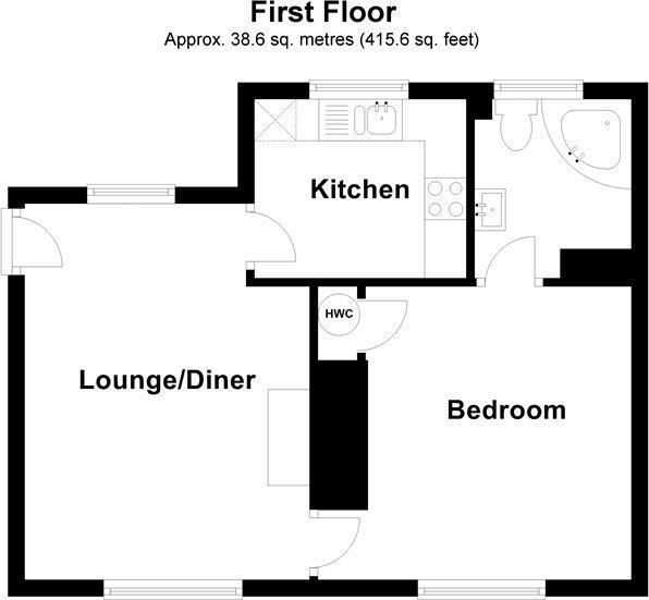 1 Bedrooms Flat for sale in The Chennells, High Halden, Ashford TN26