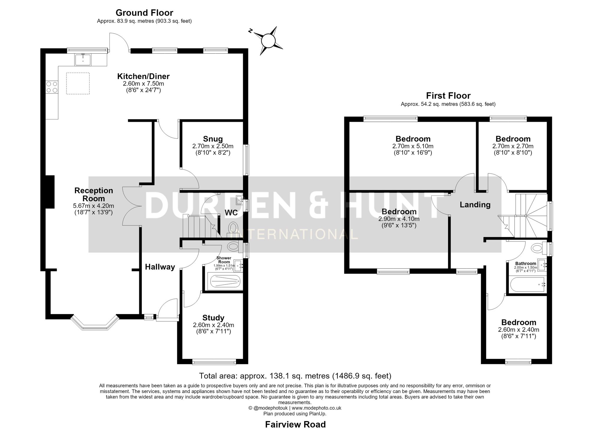 29 Fairview Road, Chigwell floorplan
