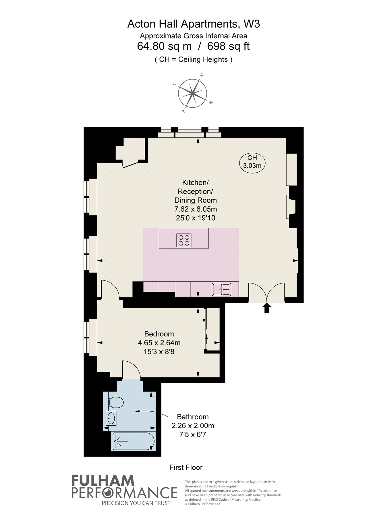 26 Acton Town Hall Apartments,, Winchester Street, London floorplan