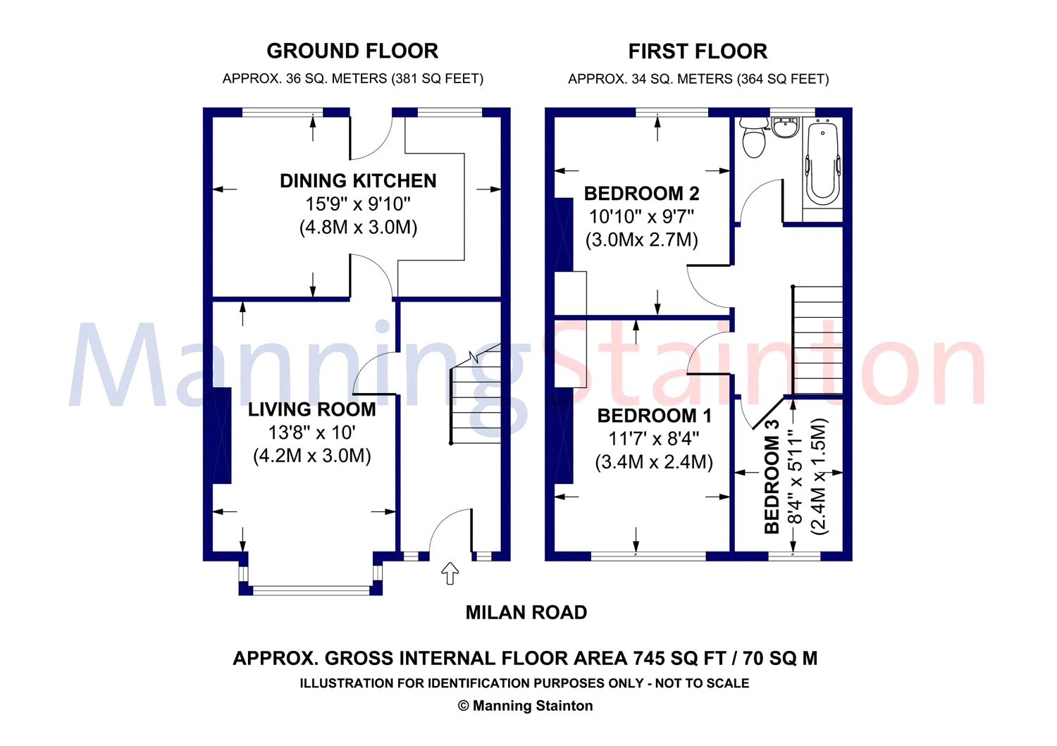 3 Bedrooms Terraced house for sale in Milan Road, Harehills, Leeds LS8