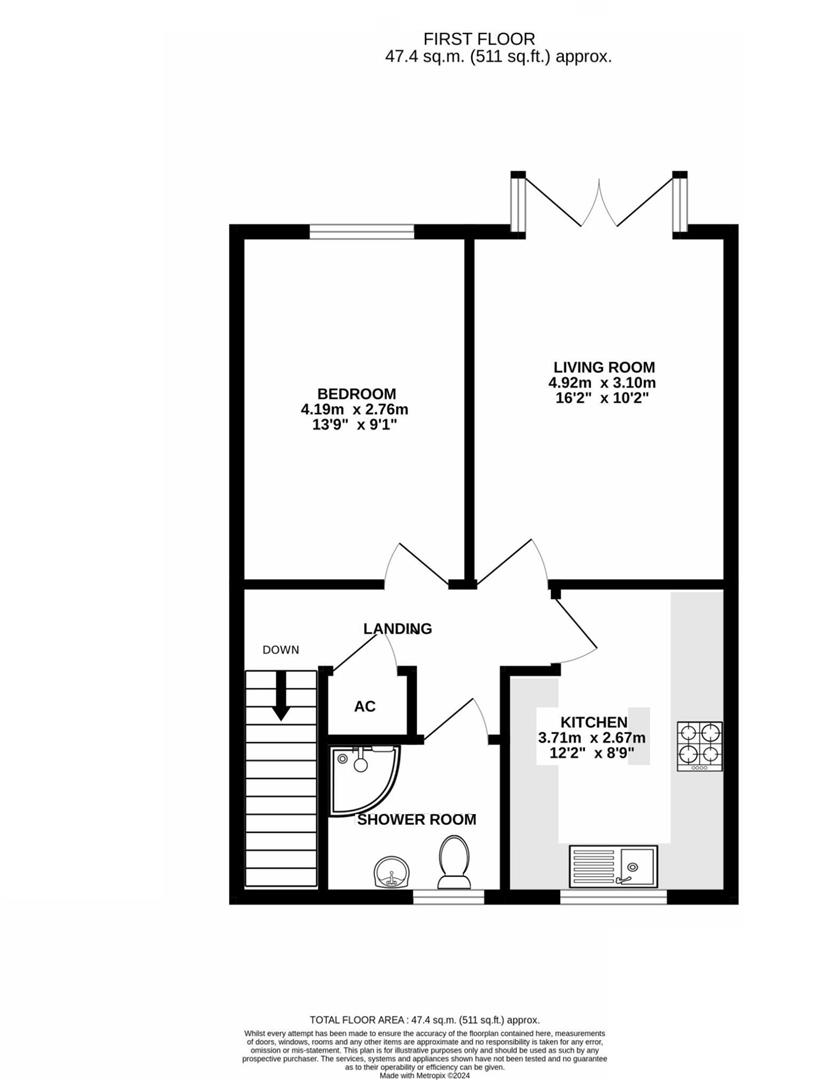 Flat 20, Maple Lodge, Douglas Close, Poole floorplan