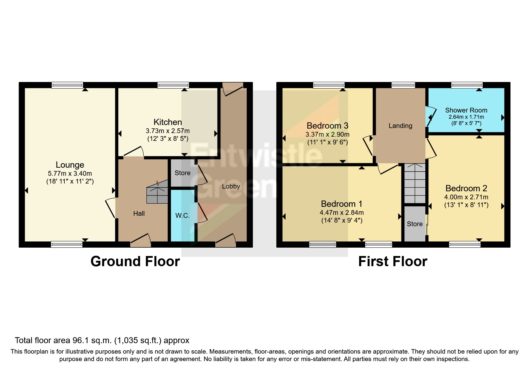 Larches Avenue, AshtonOnRibble, Preston PR2, 3 bedroom terraced house