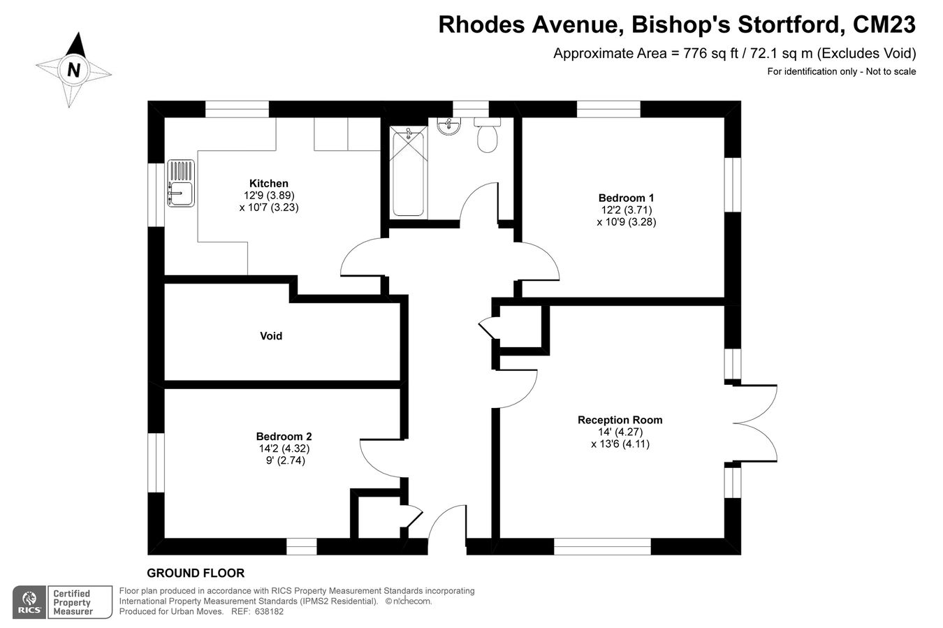 3, Rhodes Avenue, Bishop's Stortford floorplan