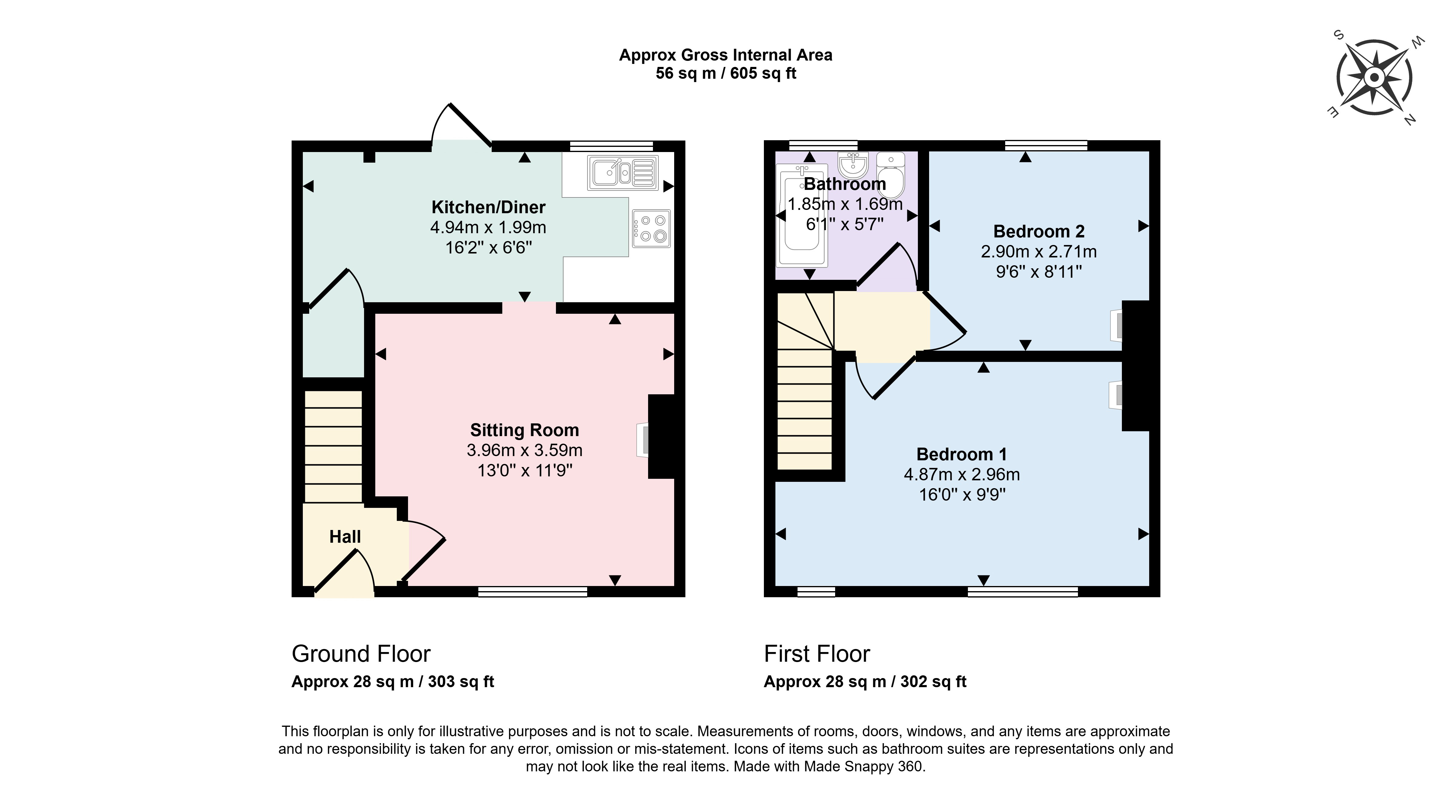 36, Avon Park, Bath floorplan