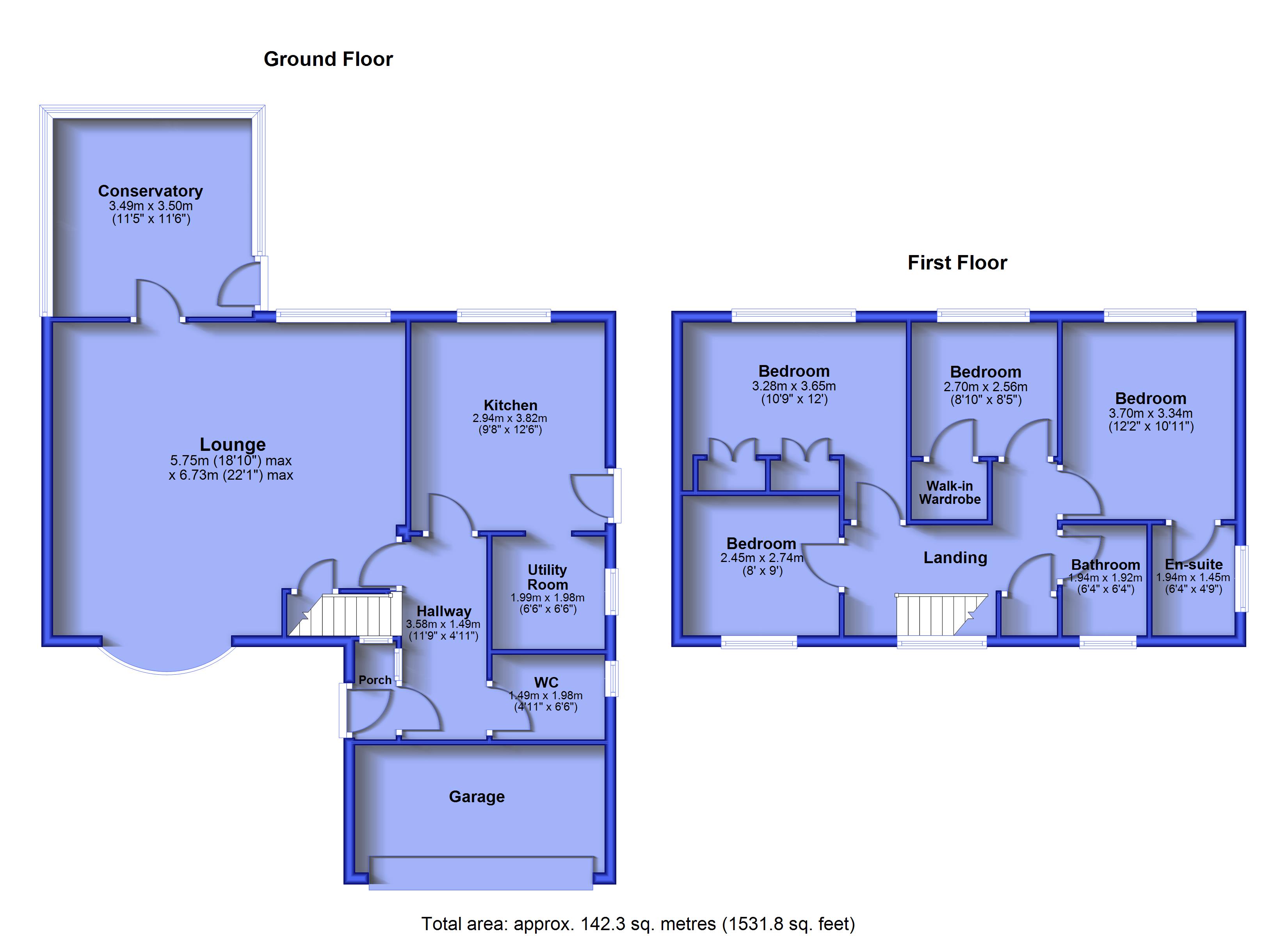 4, Whittle Drive, Oldham floorplan