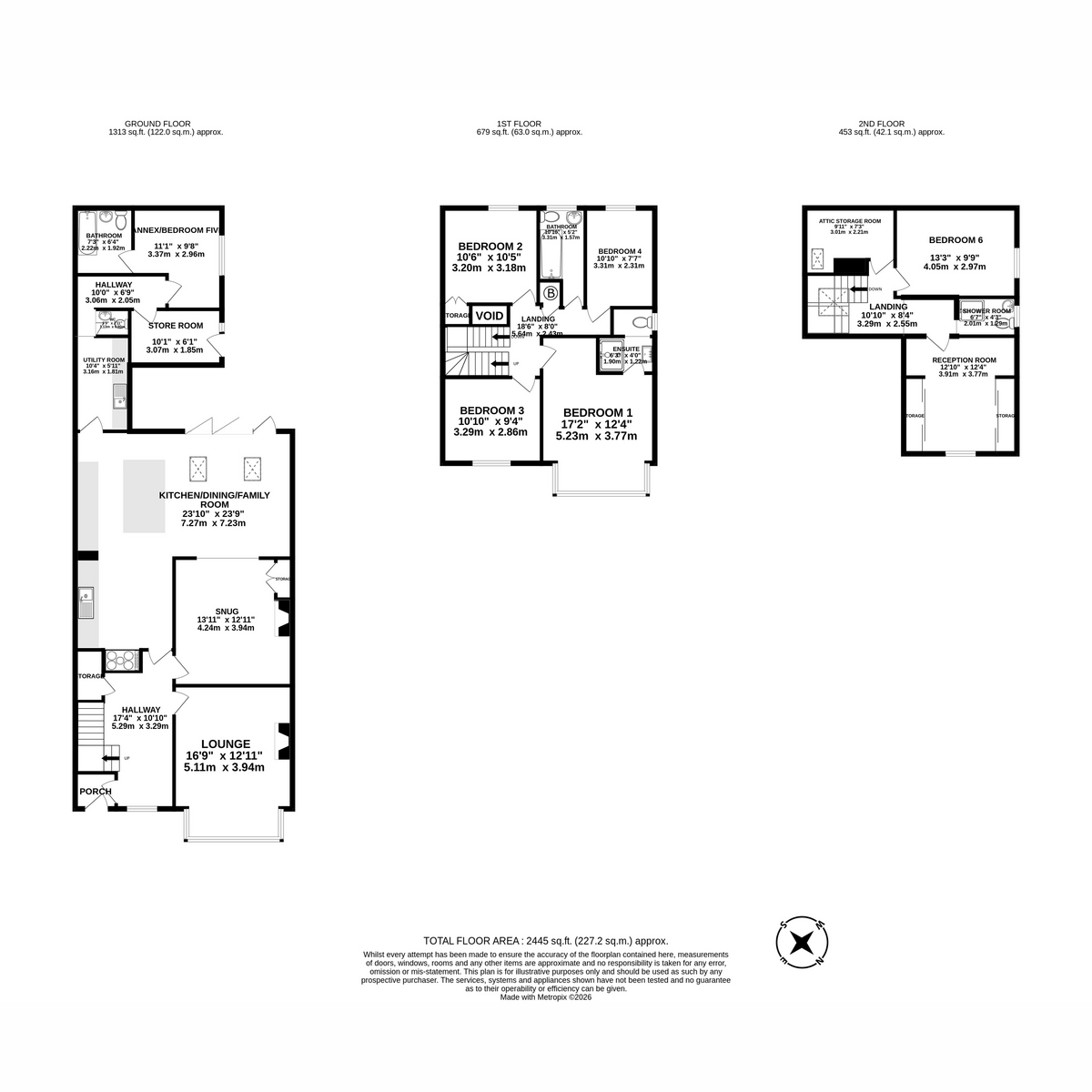 68, Park Road, Lytham St Annes floorplan