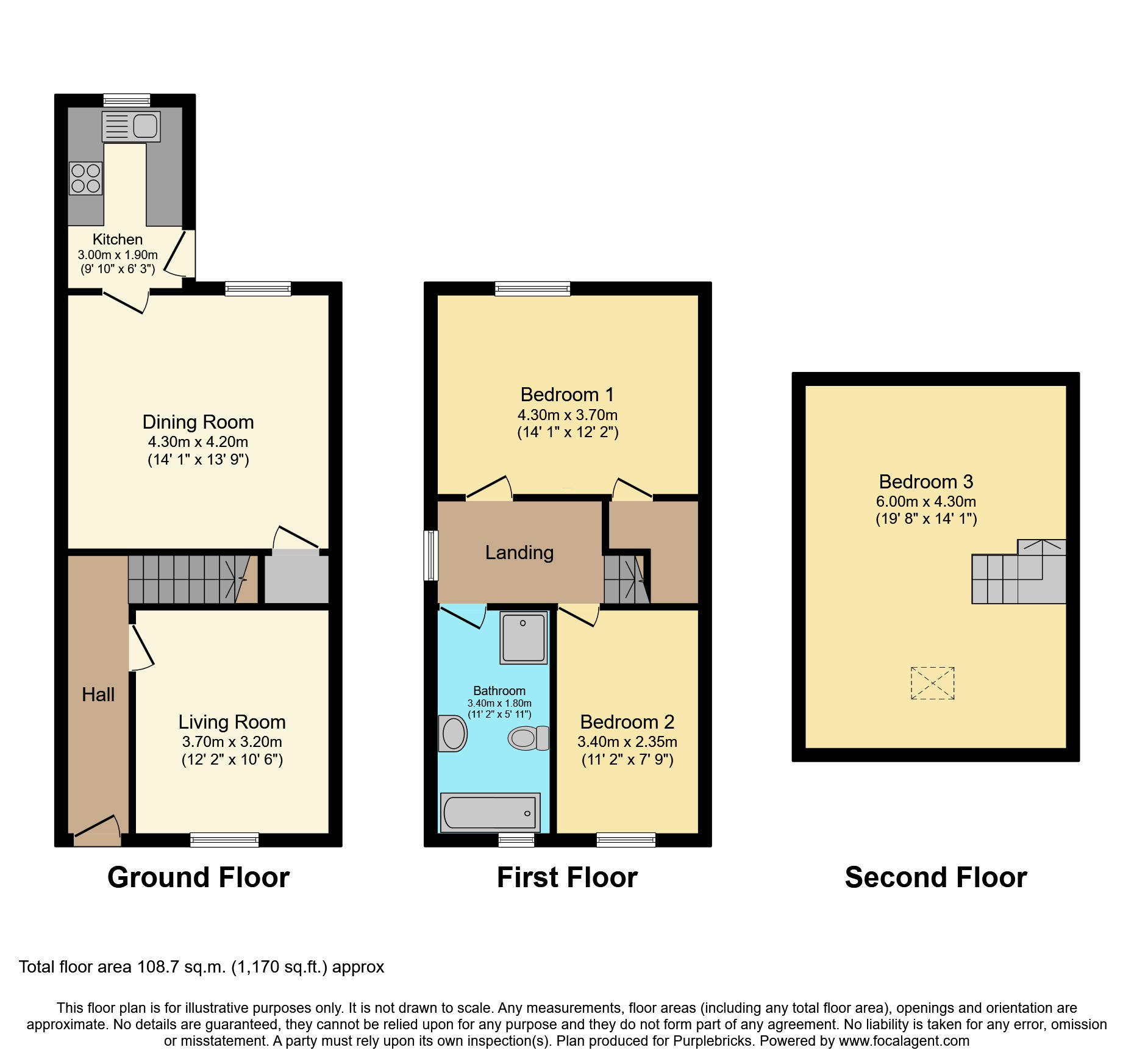 20, Gordon Street, Colne floorplan