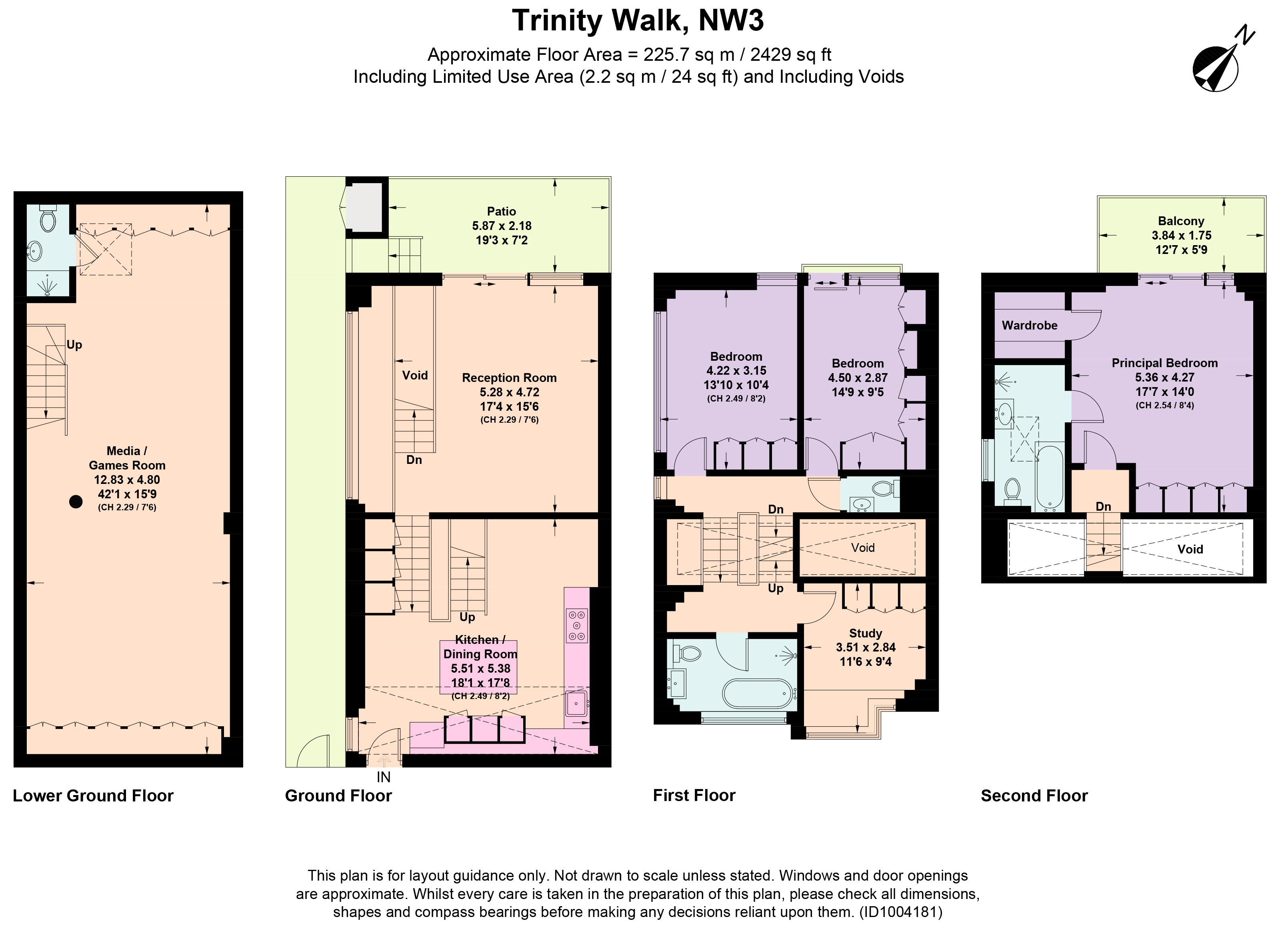 1, Trinity Walk, London floorplan