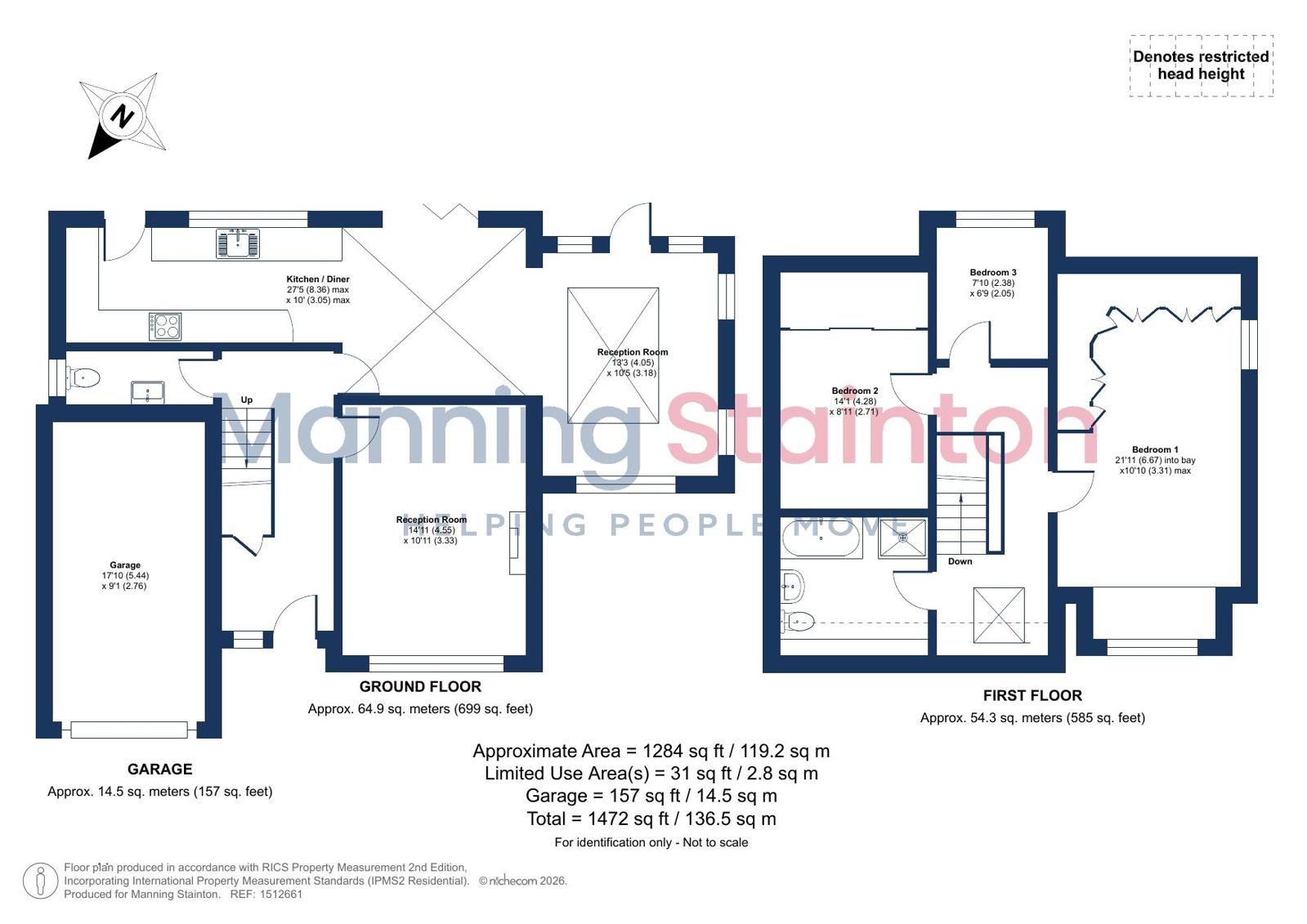 10, Manor Close, Wakefield floorplan