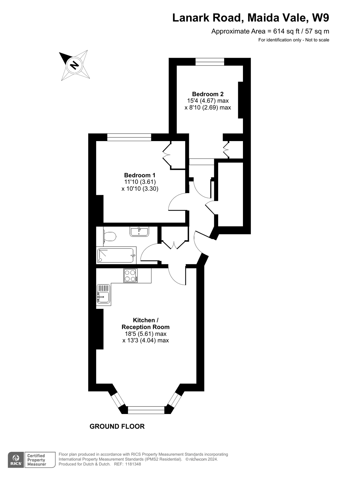 Ground Floor Flat, 4, Lanark Road, Maida Vale floorplan