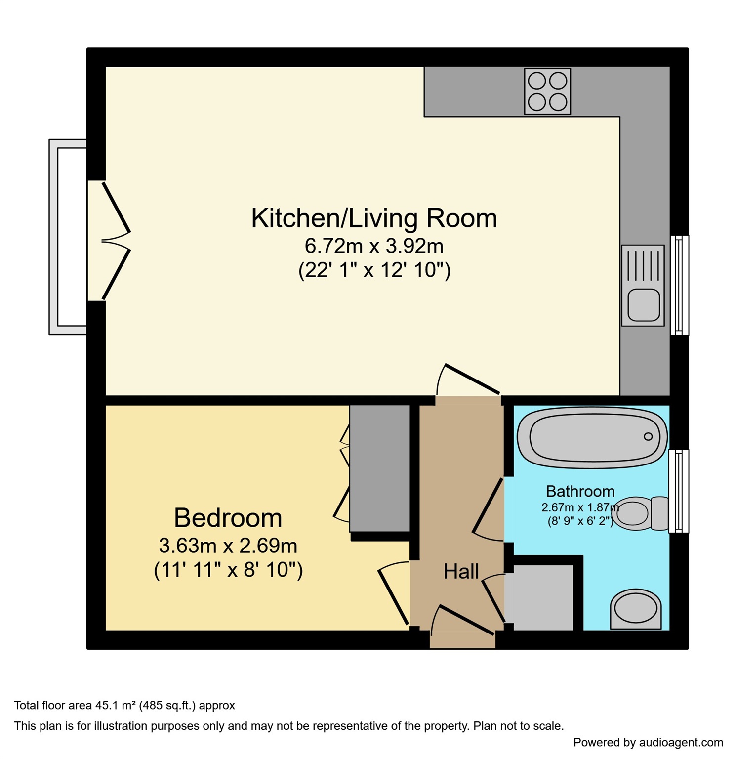 Apartment 3, 11, Hazel Way, NANTWICH floorplan