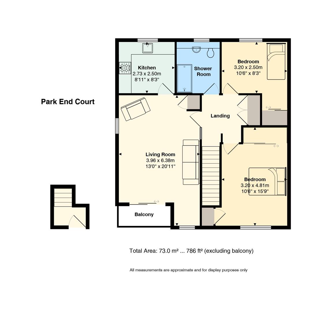 Flat 20, Park End Court, Park End Lane, Cardiff floorplan