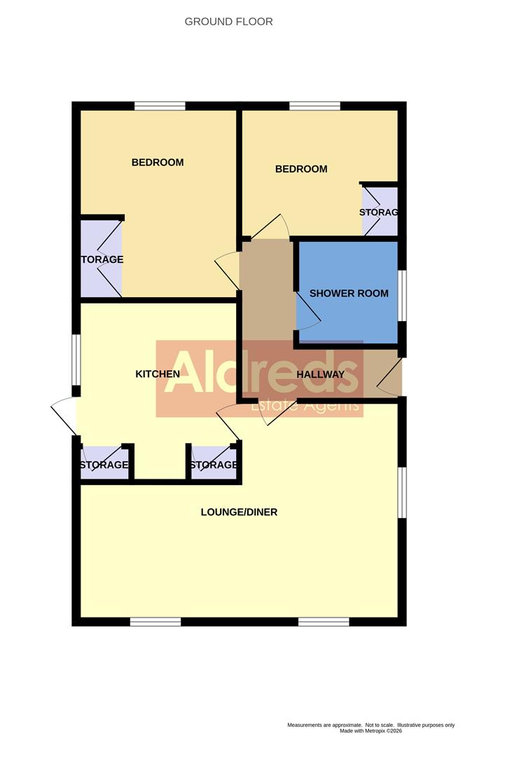 64 Beach Farm, Arbor Lane, Lowestoft floorplan