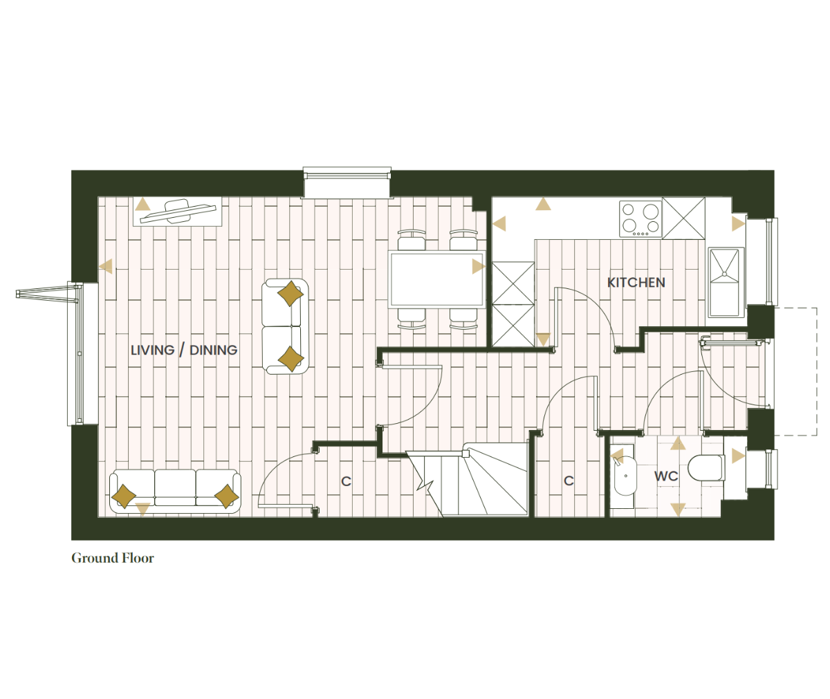 Plot 59 Bellew Park Farnham +++,, Bellew Road, Camberley floorplan