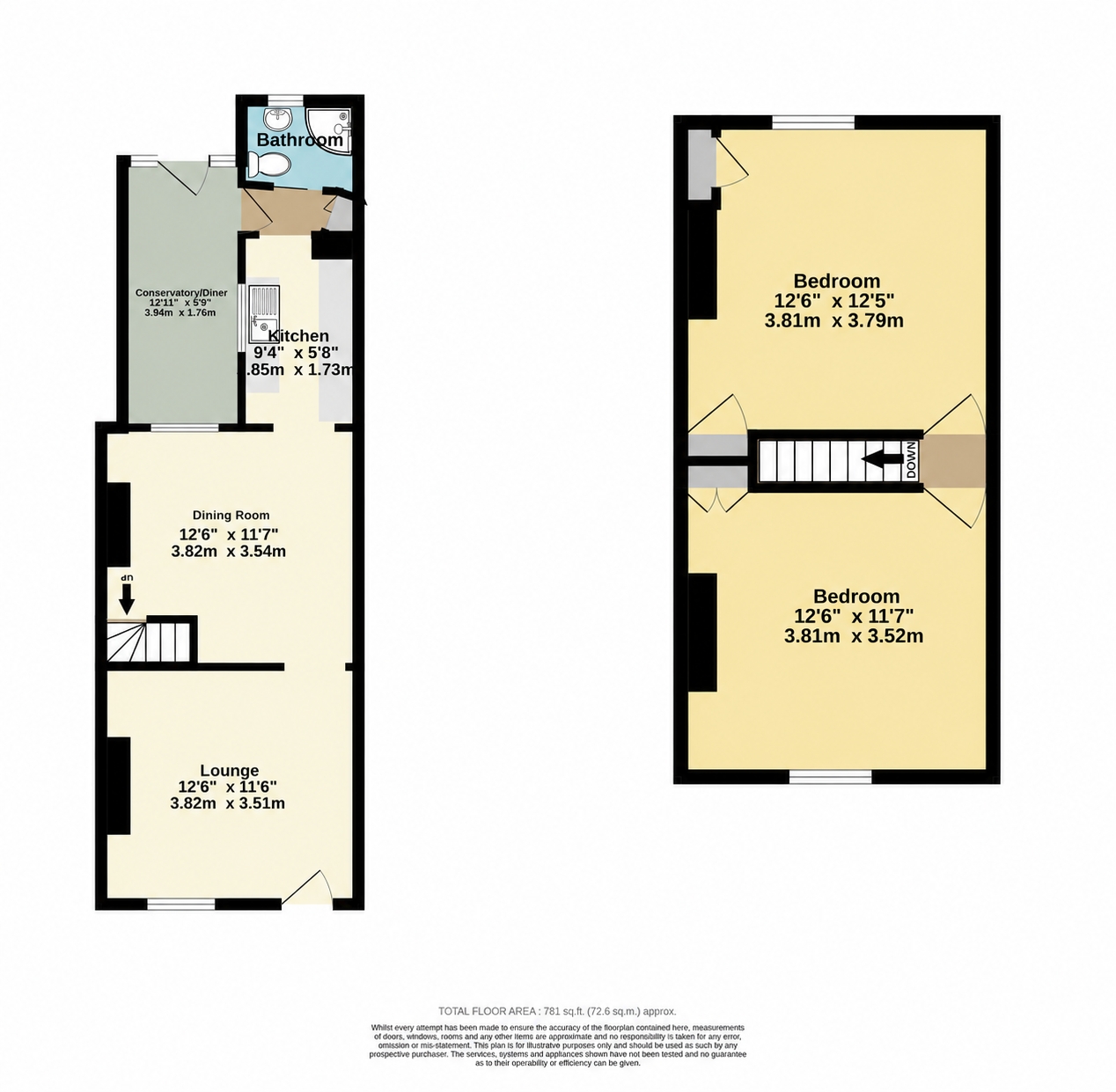 166, Sturry Road, Kent floorplan