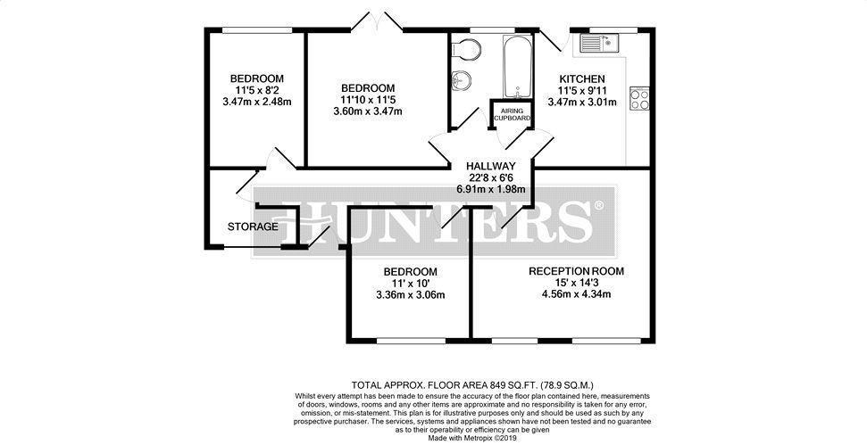 43, Old Trough Way, Harrogate floorplan