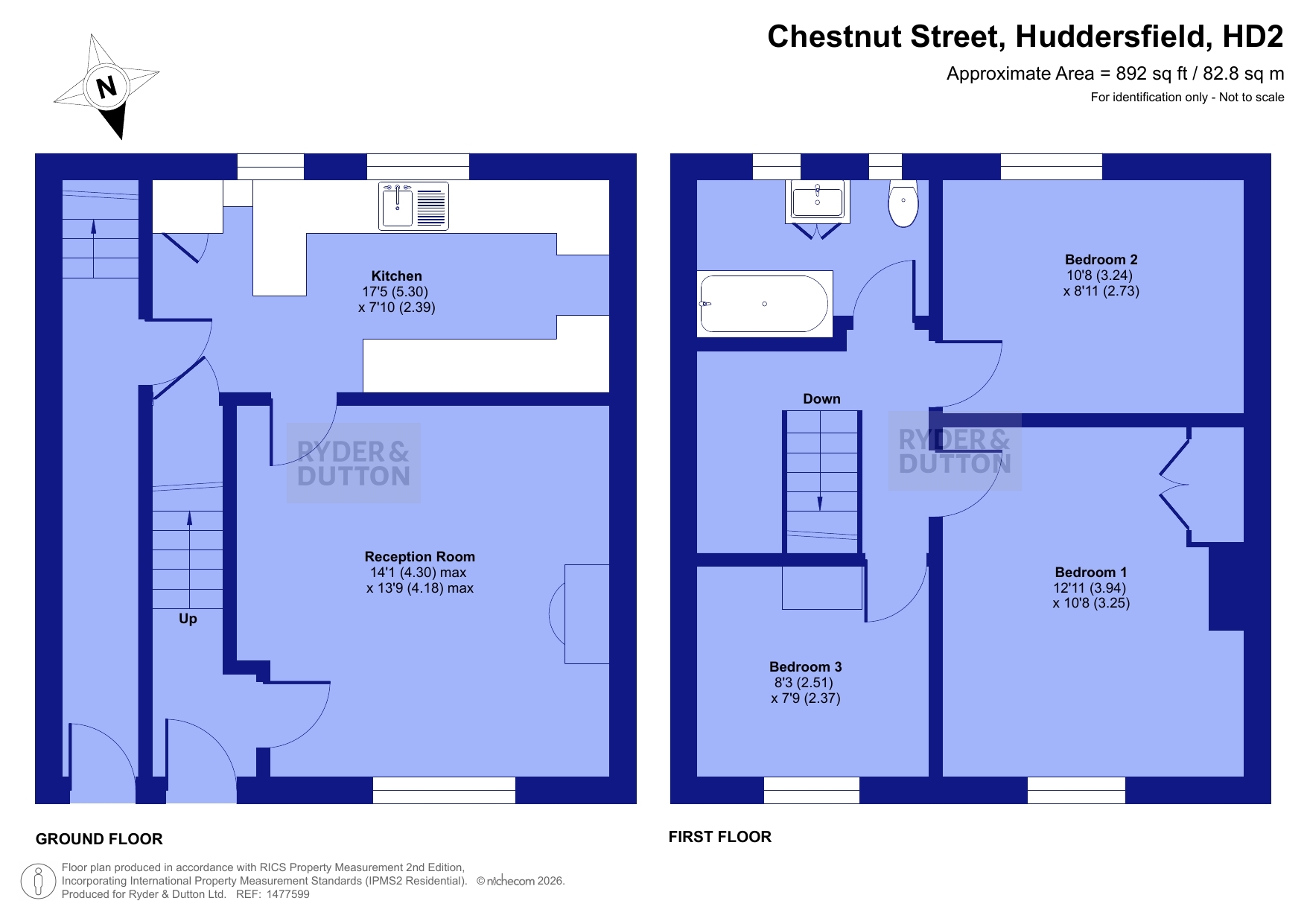 16, Chestnut Street, West Yorkshire floorplan