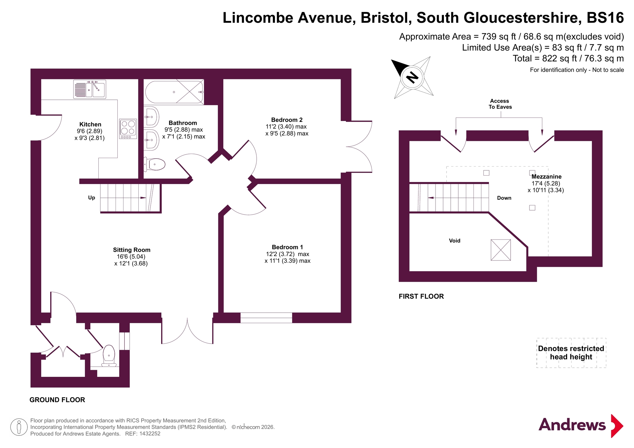 14a, Lincombe Avenue, South Gloucestershire floorplan