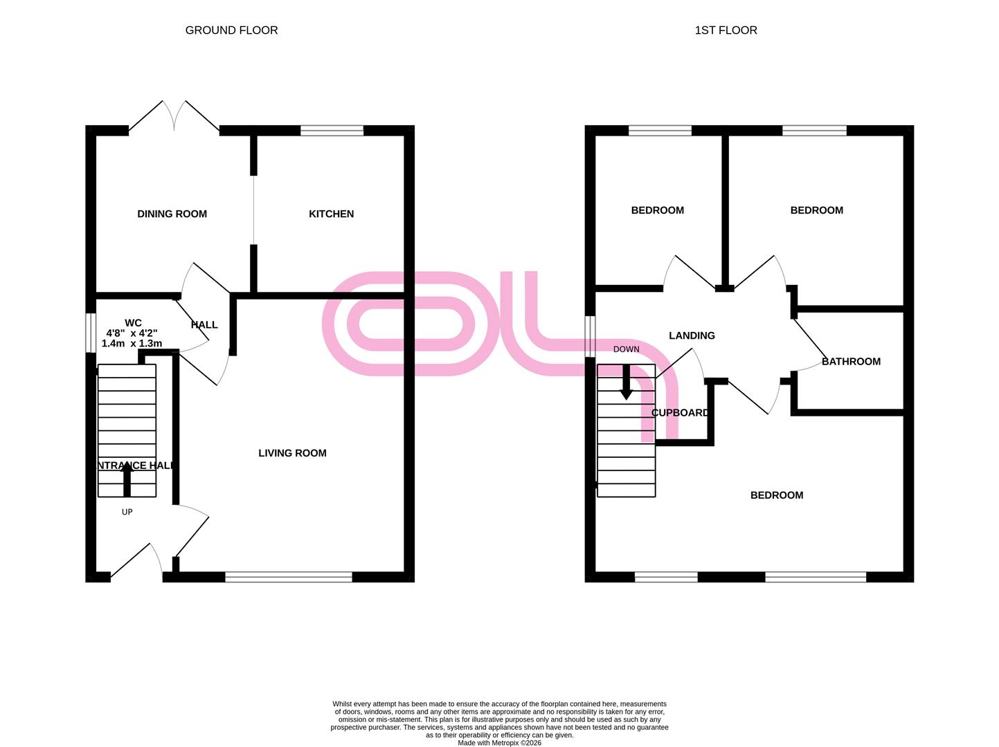 48, Steadings Way, Keighley floorplan