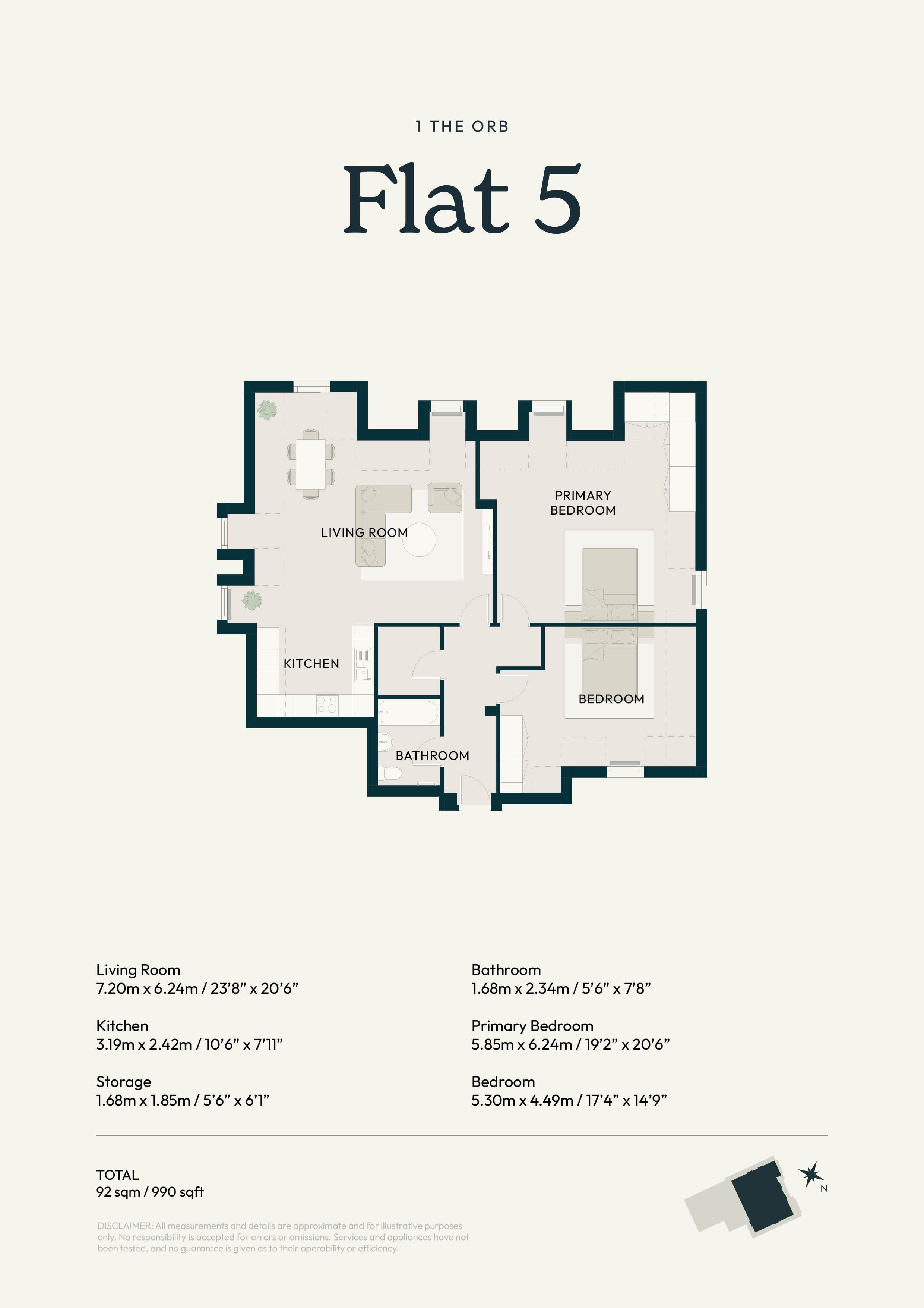 1, Margate floorplan