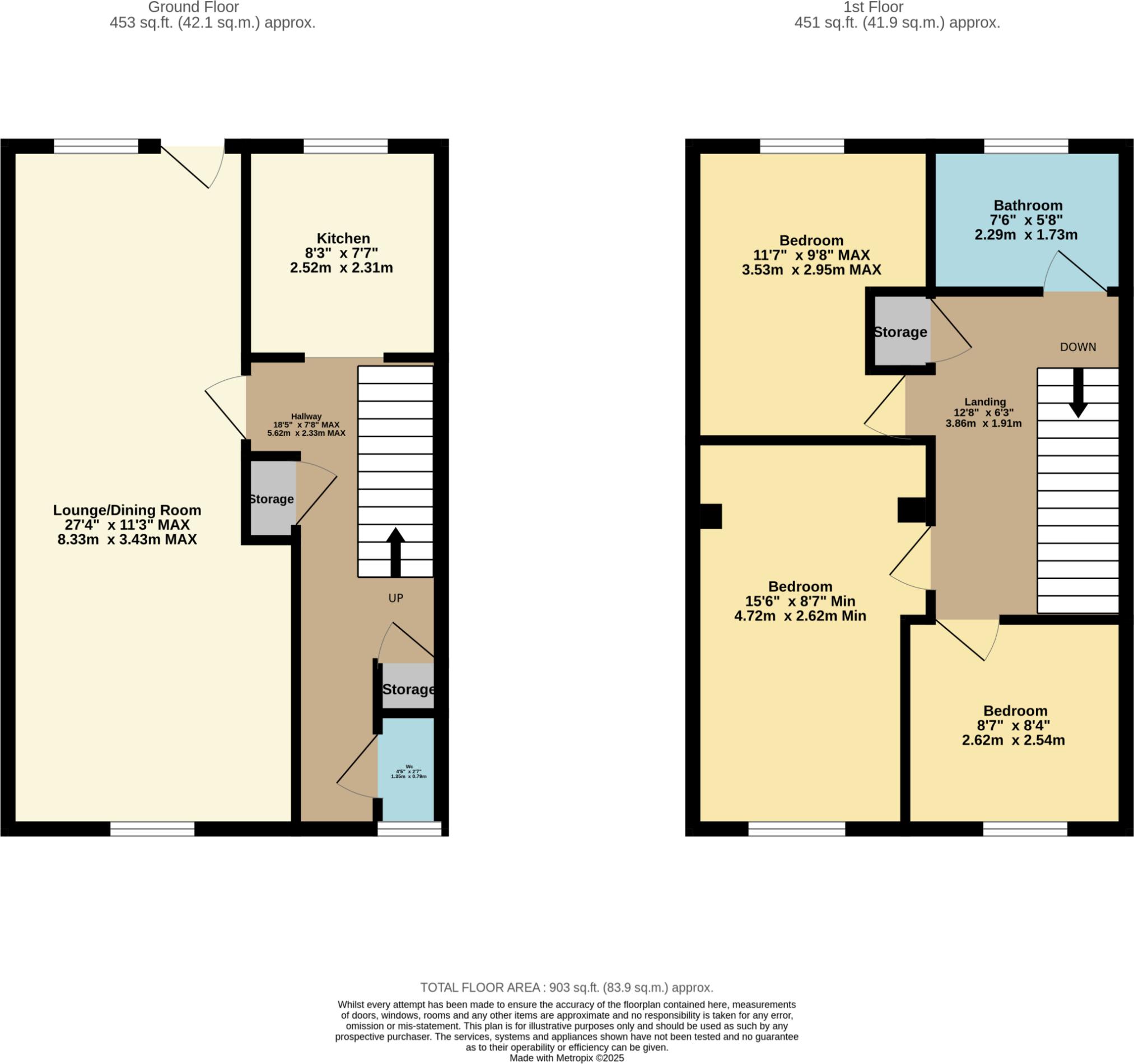 4, Lester Drive, Weston-Super-Mare floorplan