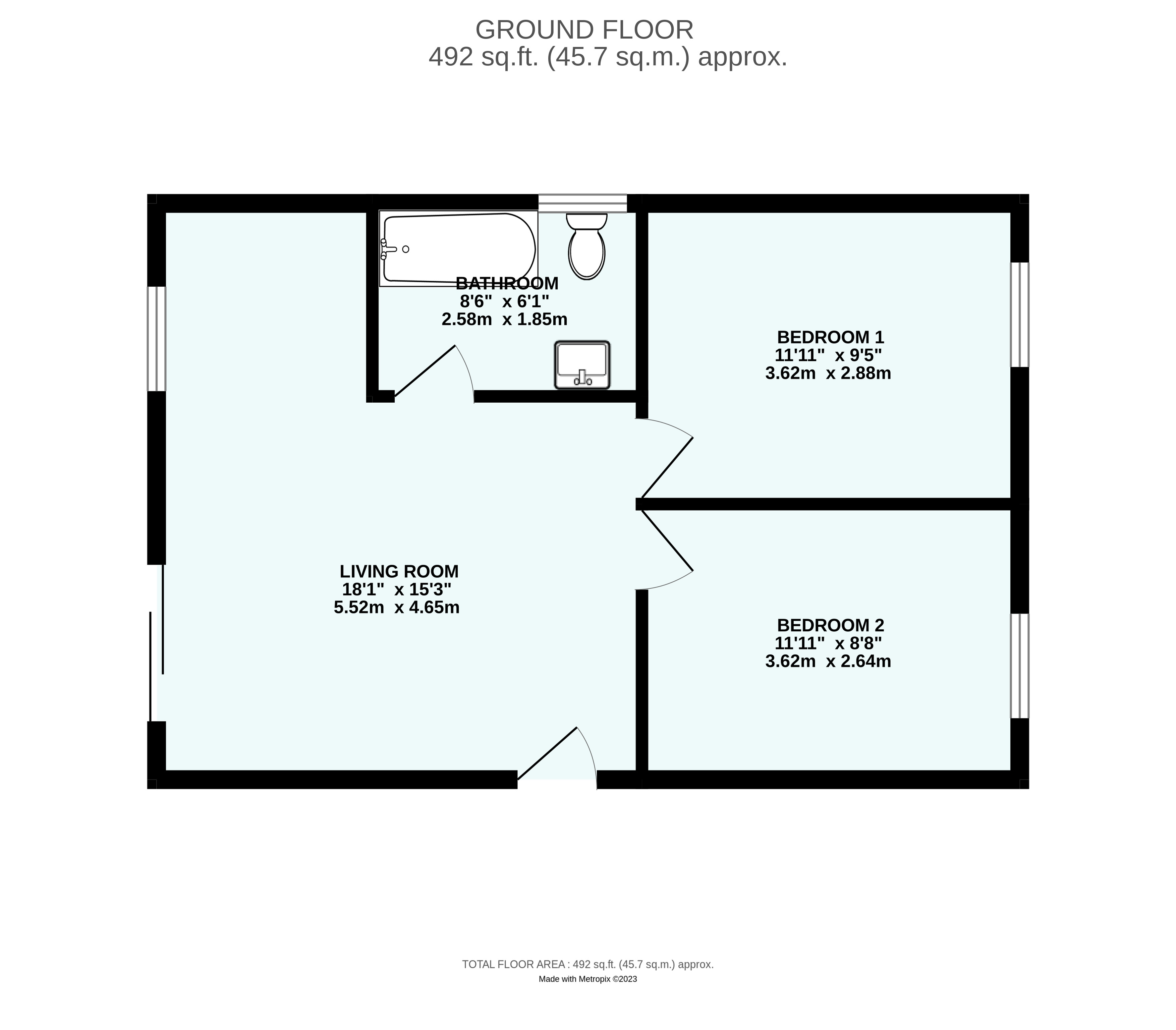 St. Neot, Liskeard, Cornwall PL14, 2 bedroom bungalow for sale
