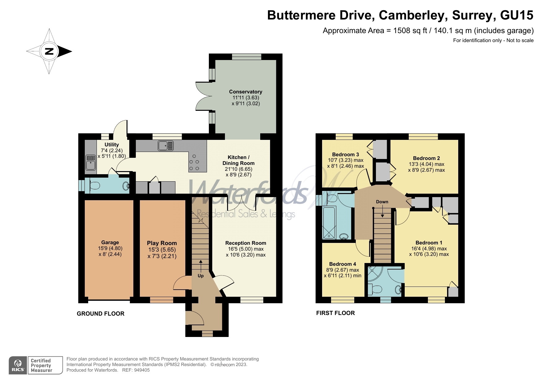 Buttermere Drive, Camberley, Surrey GU15, 4 bedroom detached house for