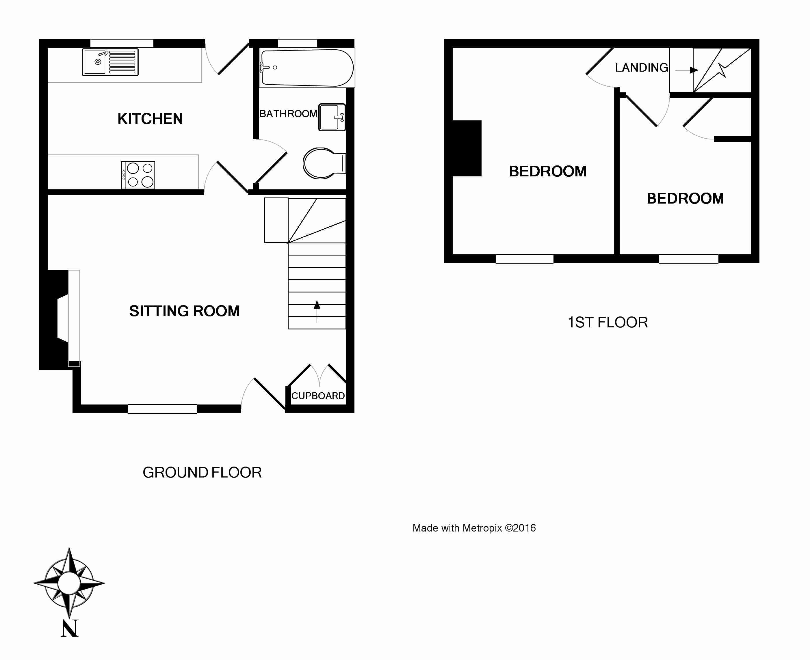 Fey Cottage, 14, Westgate Street, Sudbury floorplan