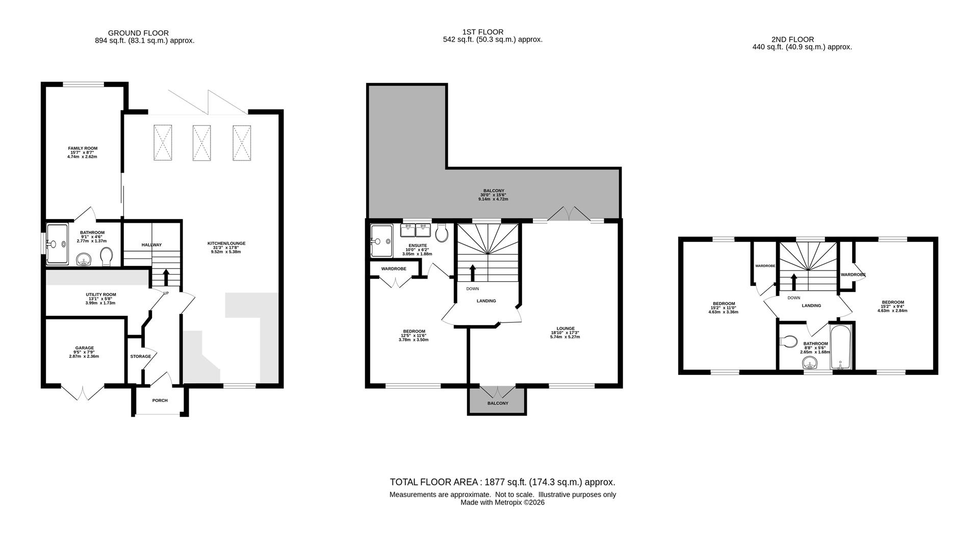 51, Vaughan Williams Way, Brentwood floorplan