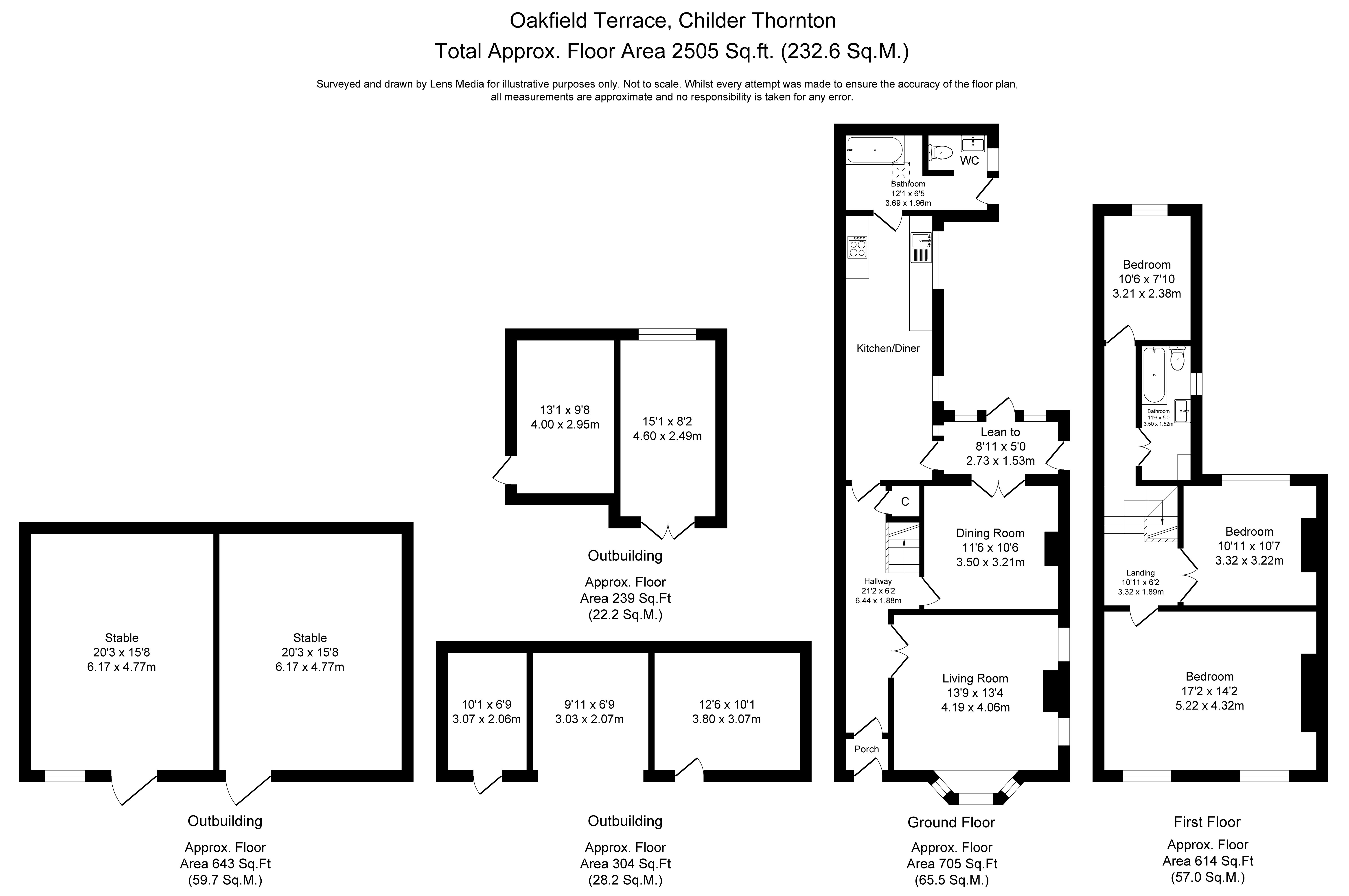 1 , Oakfield Terrace, Ellesmere Port floorplan